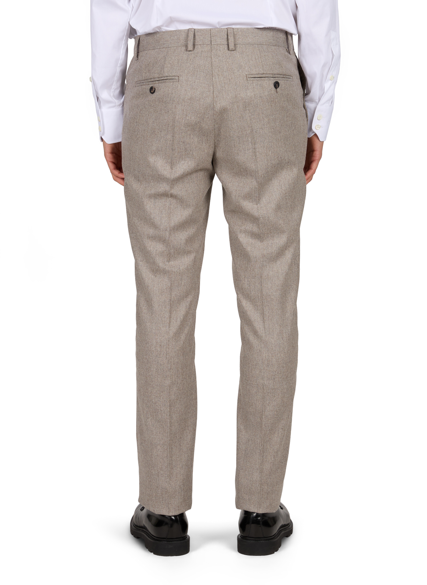 Slim wool trousers HACKETT Beige