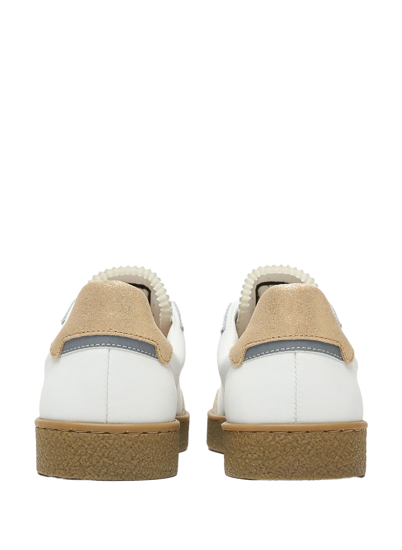 Lumbo cowhide leather sneakers FAGUO Beige