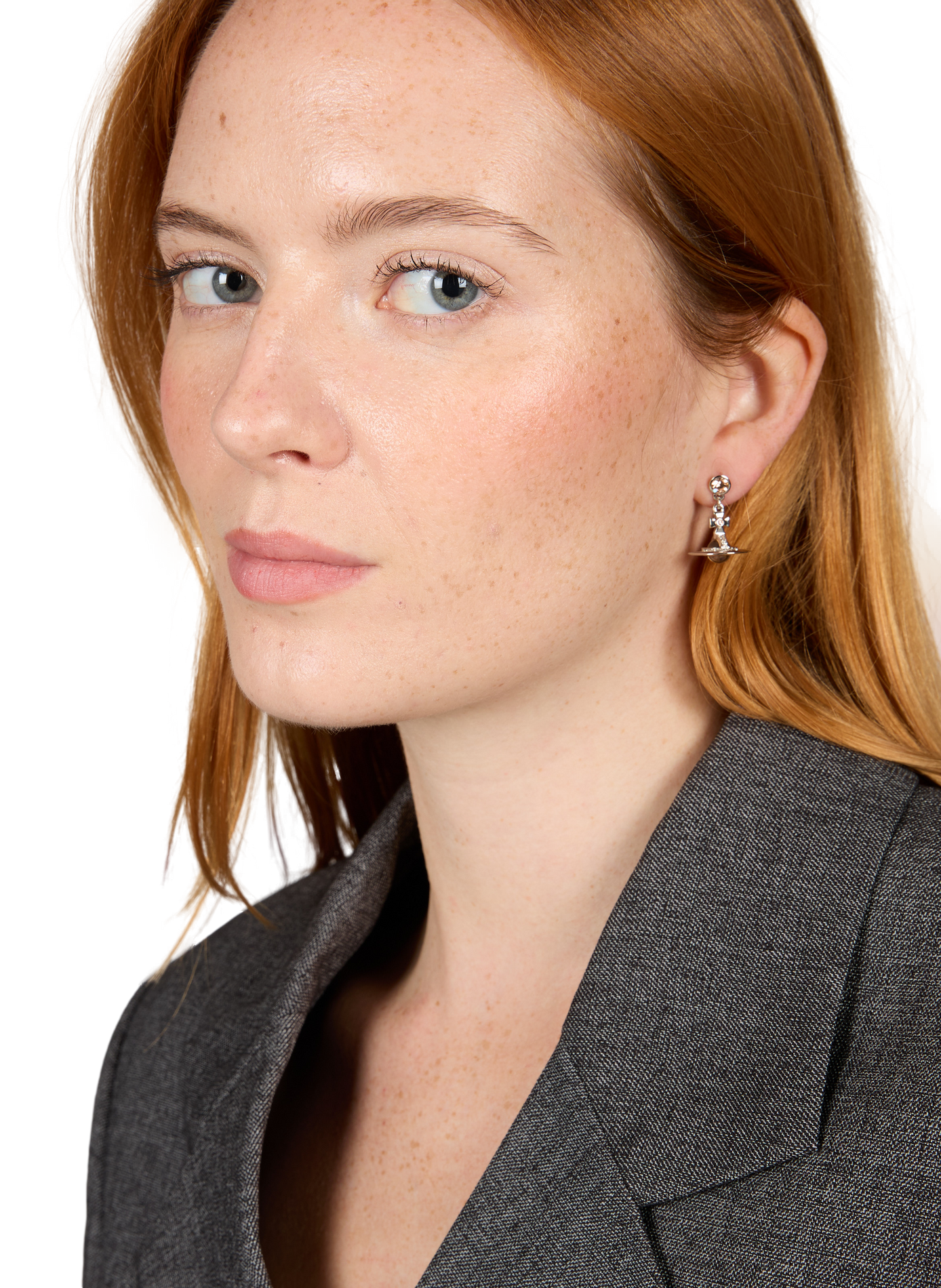 Boucles d'oreilles en laiton VIVIENNE WESTWOOD Argent