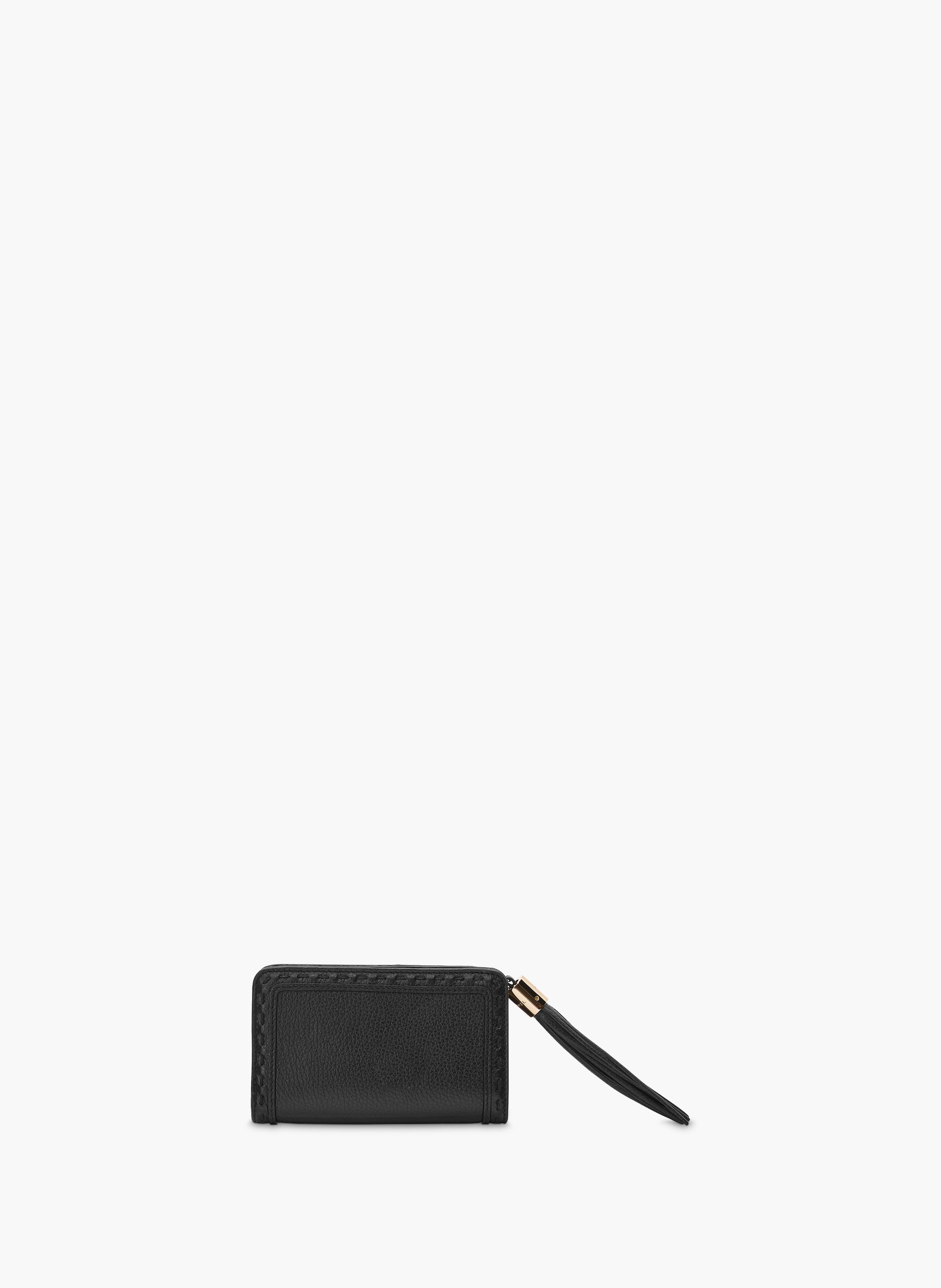 Compacte rechthoekige portefeuille van Lancel's Premier Flirt in leer. | Zwart LANCEL Dames
