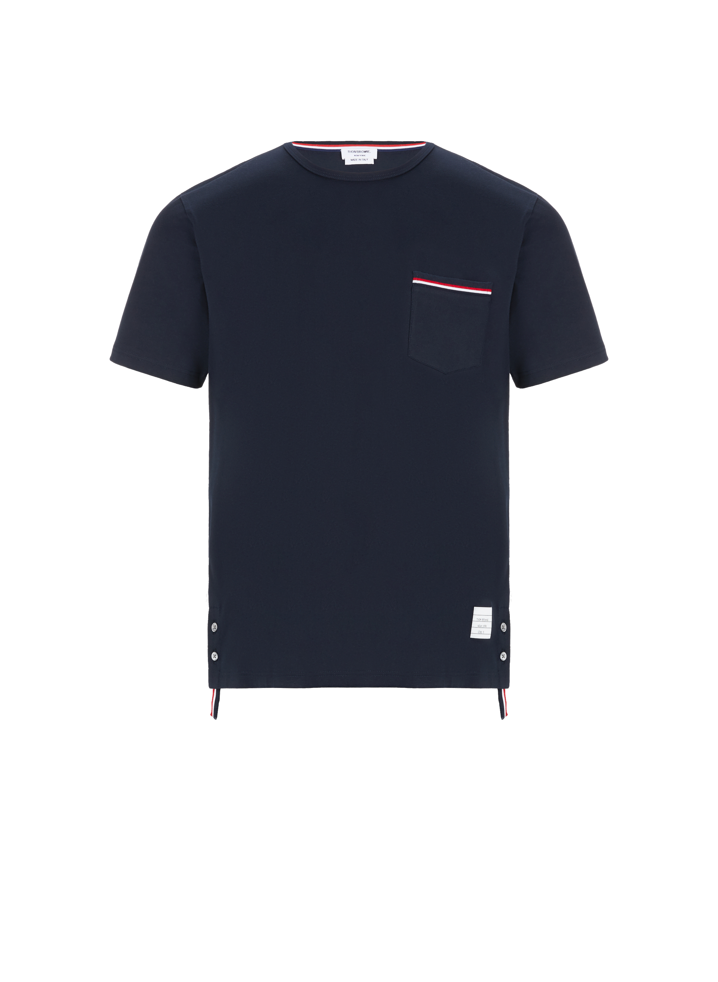 THOM BROWNE Cotton T-shirt Blue