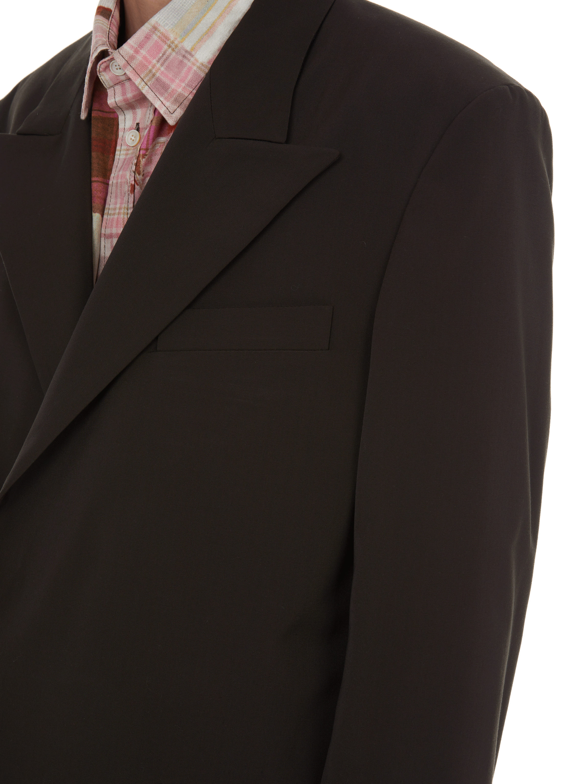 Blazer en laine mélangée  ACNE STUDIOS Marron