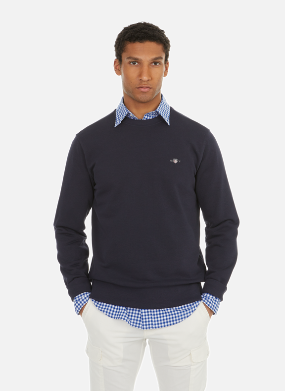 GANT Sweatshirt en coton  Bleu
