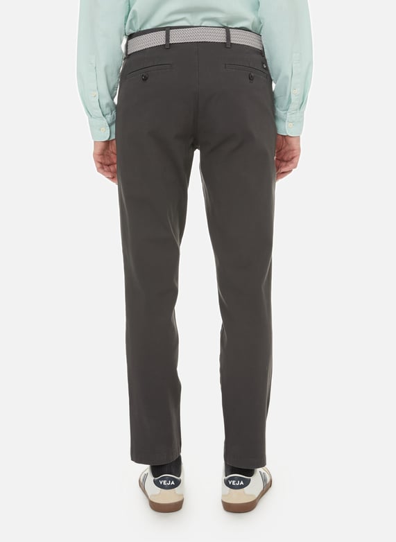 Dockers Pantalons Homme Alpha Kaki 360 Sharkskin - Slim Fit Confortable