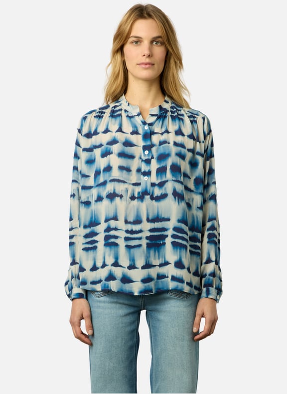 Blouse tie and dye - ambre Bleu by GERARD DAREL GERARD DAREL Blouse tie and dye - ambre Bleu