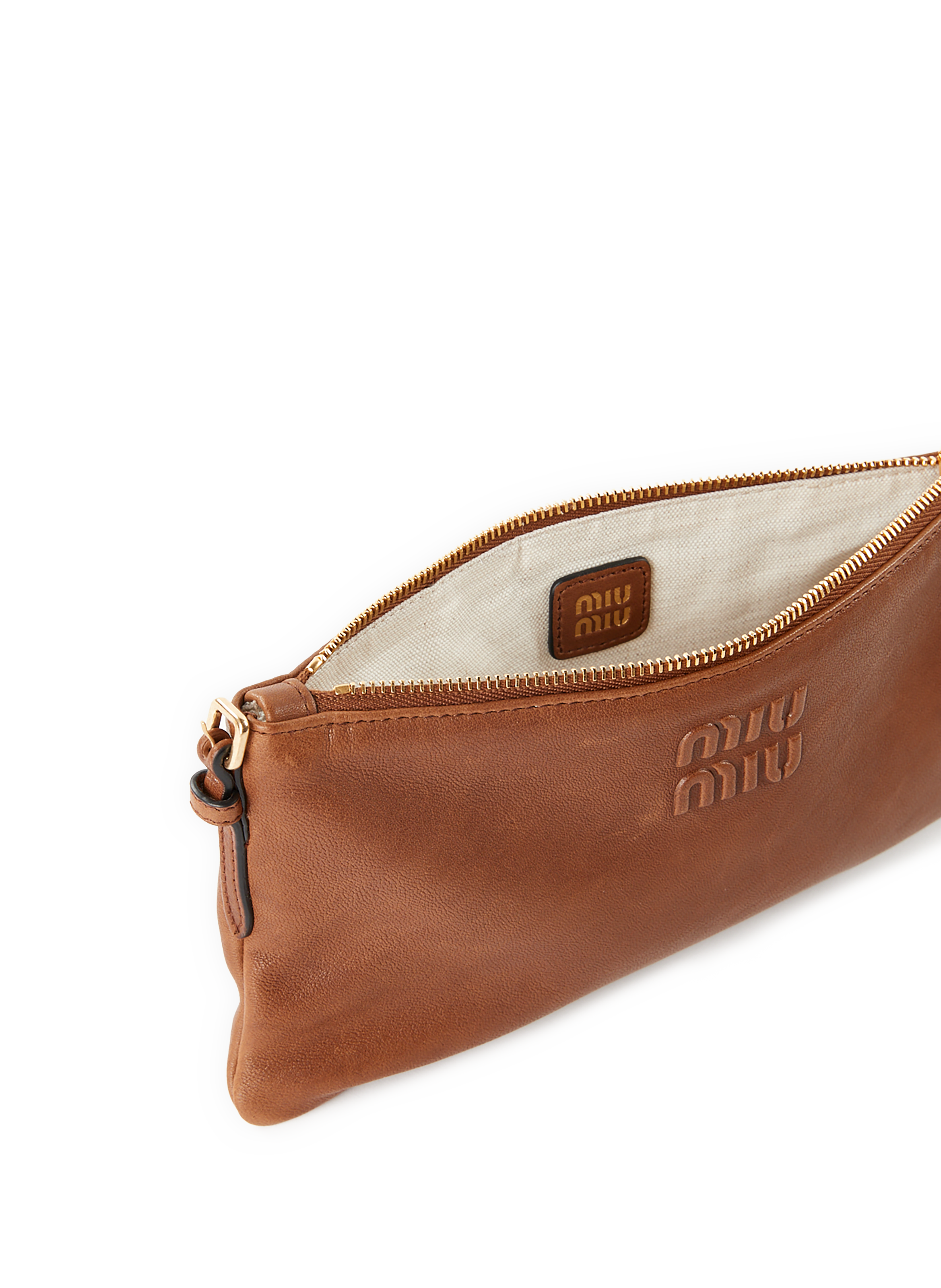 Mini sac Nappa Aviator MIU MIU Marron