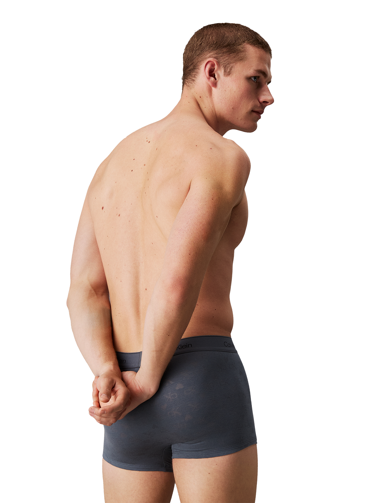 Cotton and modal-blend boxers CALVIN KLEIN Grey