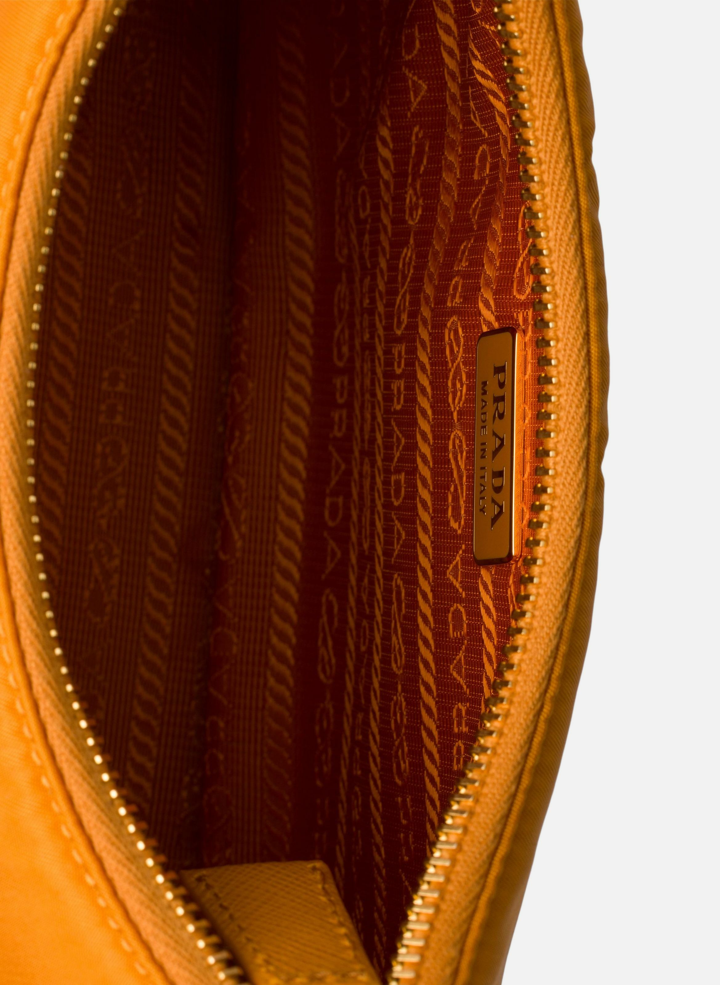 Sac prada re-edition 2005 en re-nylon et cuir saff PRADA Orange