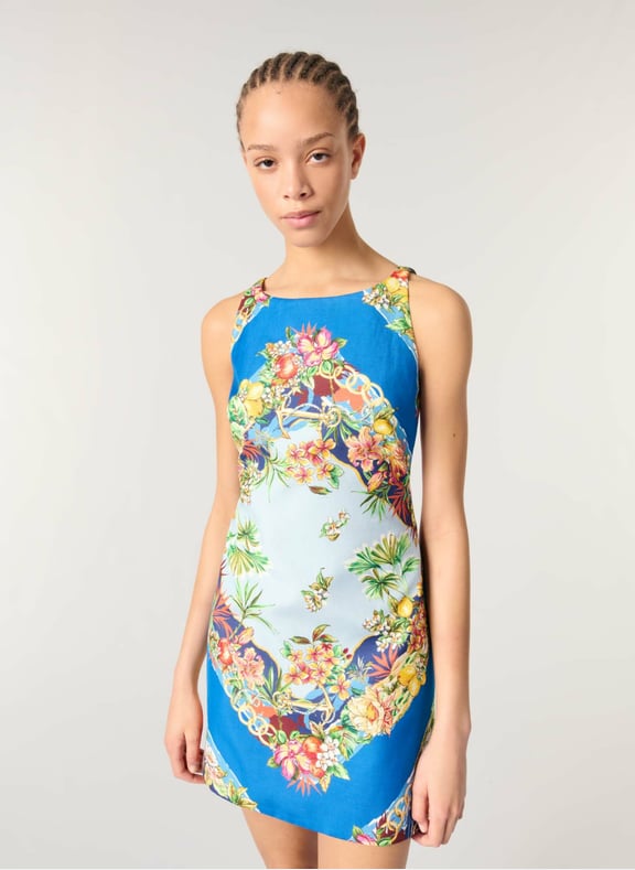 Robe courte imprimée Multicolore by MAJE MAJE Robe courte imprimée Multicolore