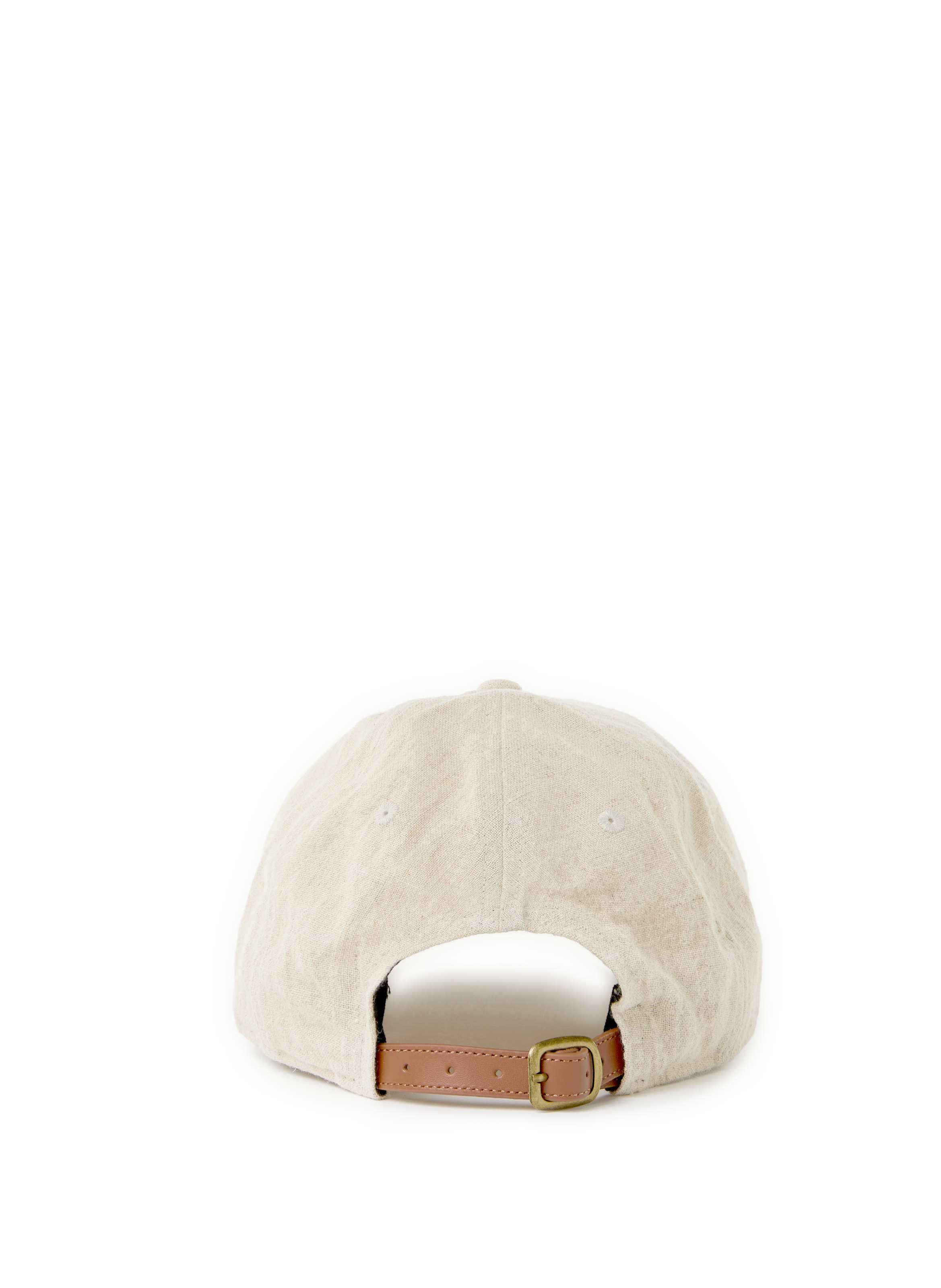 Linen-blend baseball cap NEW ERA Beige