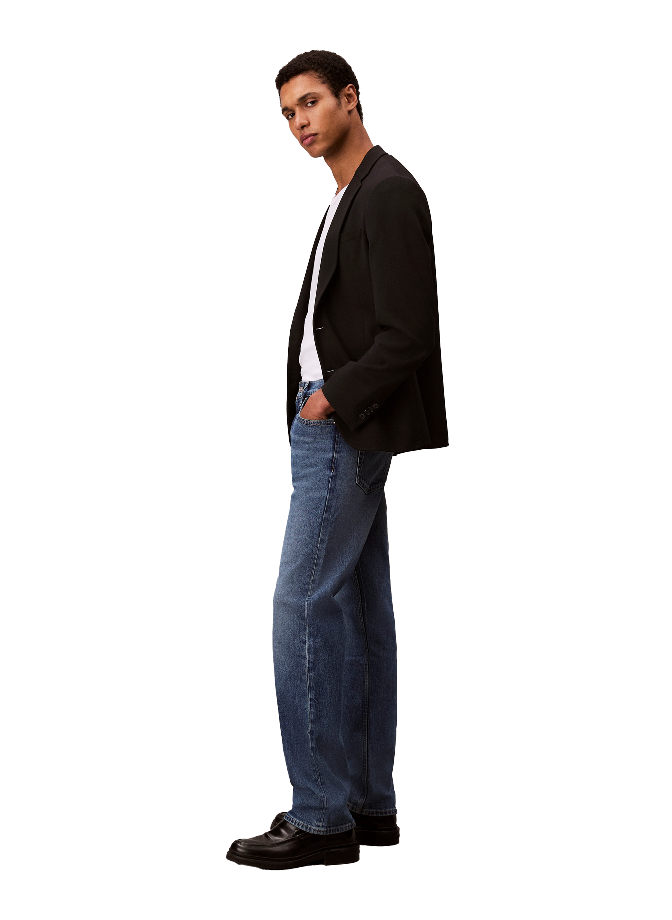 Jean droit CALVIN KLEIN Bleu