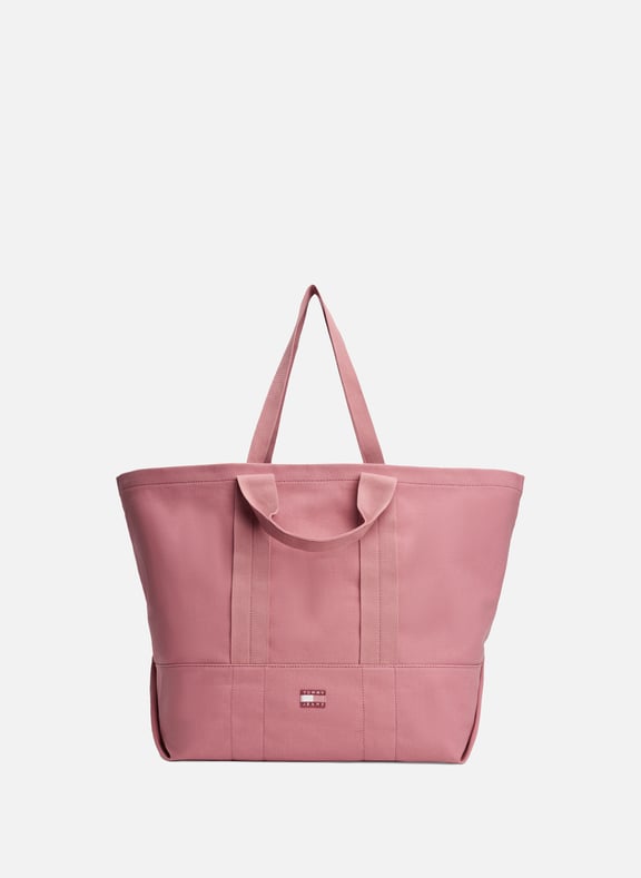 Sac cabas en toile à logo ton sur ton Rose by TOMMY HILFIGER TOMMY HILFIGER Sac cabas en toile à logo ton sur ton Rose