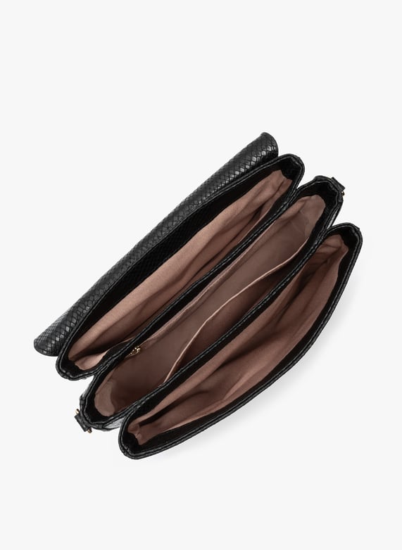 Grand sac trotteur - exo fia | Noir by LANCASTER Grand sac trotteur - exo fia Noir