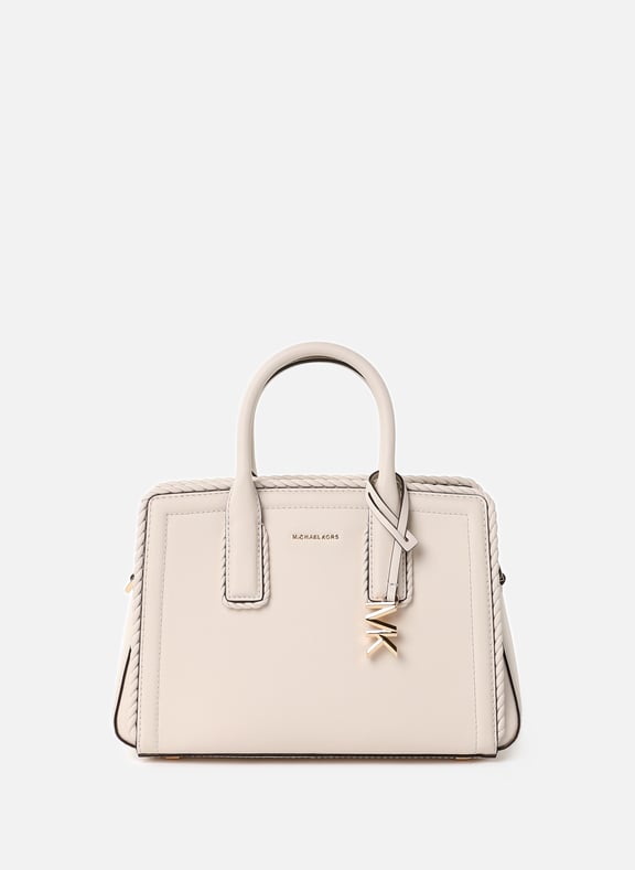 Cleo leather handbag White by MICHAEL KORS MICHAEL KORS Cleo leather handbag White