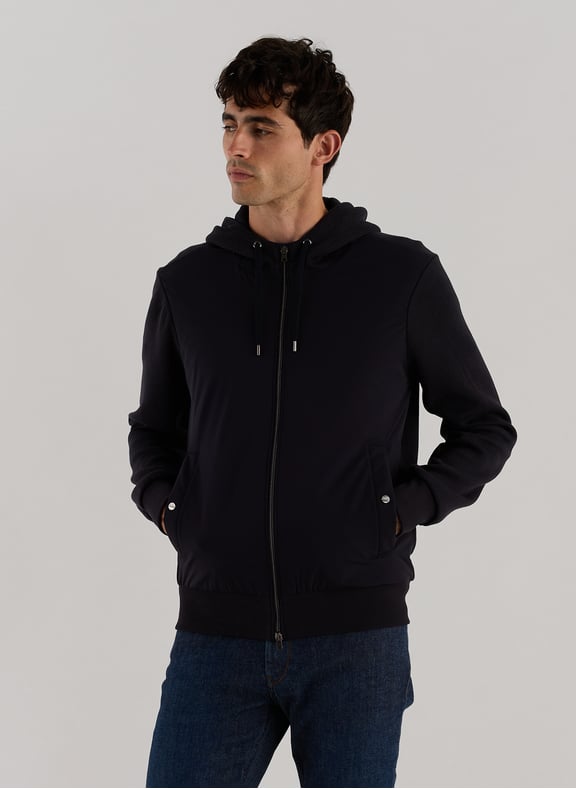 Veste légère à capuche Bleu by HERNO HERNO Veste légère à capuche Bleu