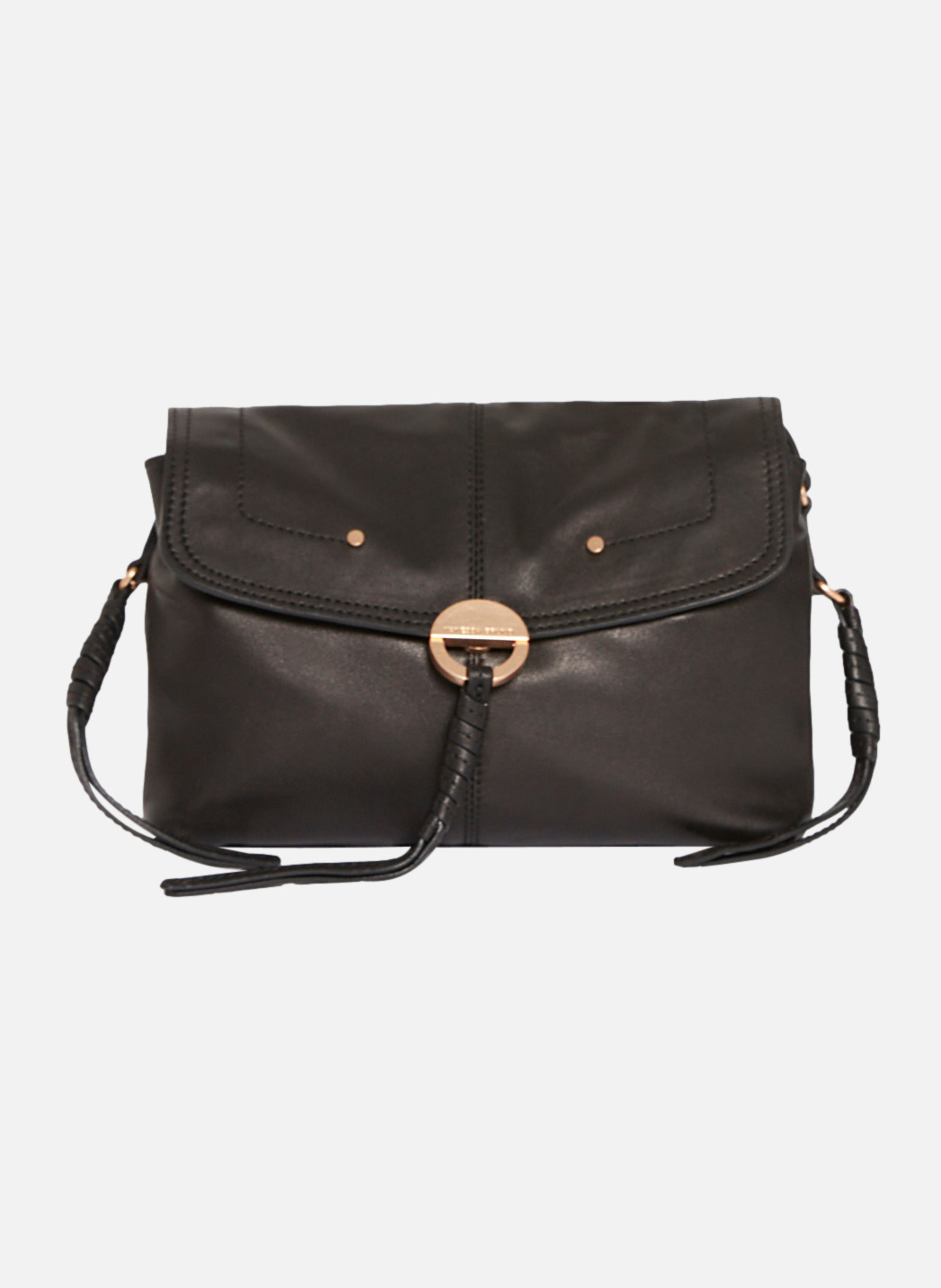 Sac à rabat othilia en cuir VANESSA BRUNO Noir