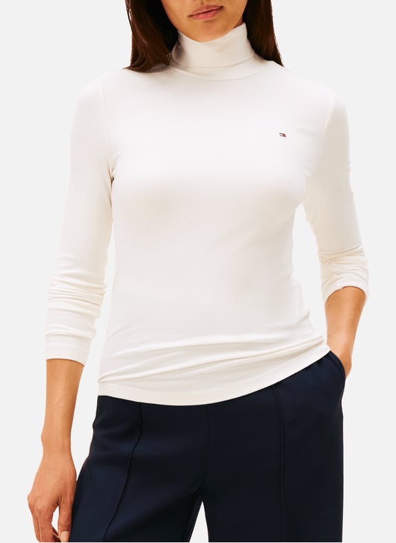 Turtleneck jumper White by TOMMY HILFIGER TOMMY HILFIGER Turtleneck jumper White