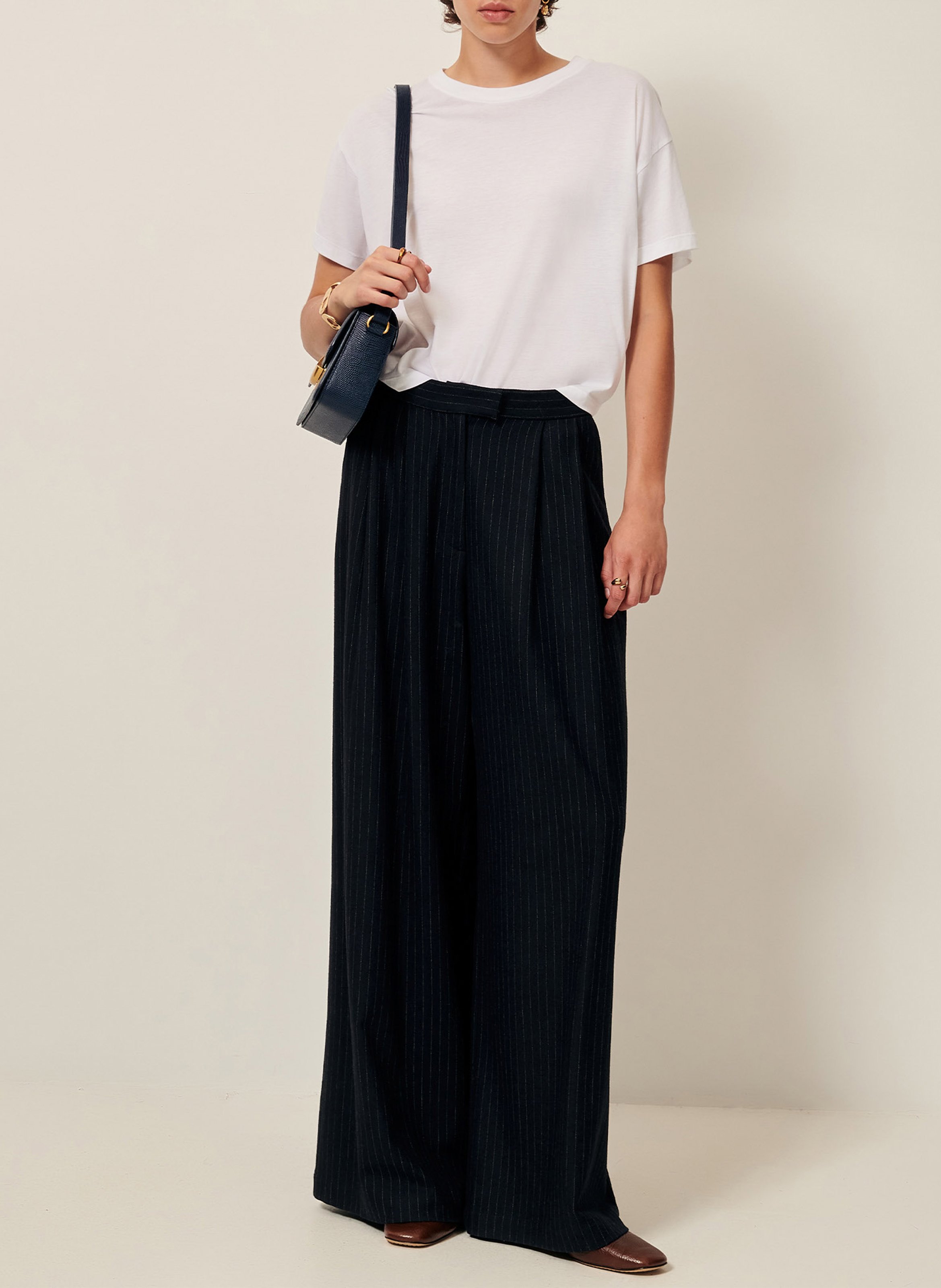 Tee-shirt oversize col rond too SESSUN Blanc