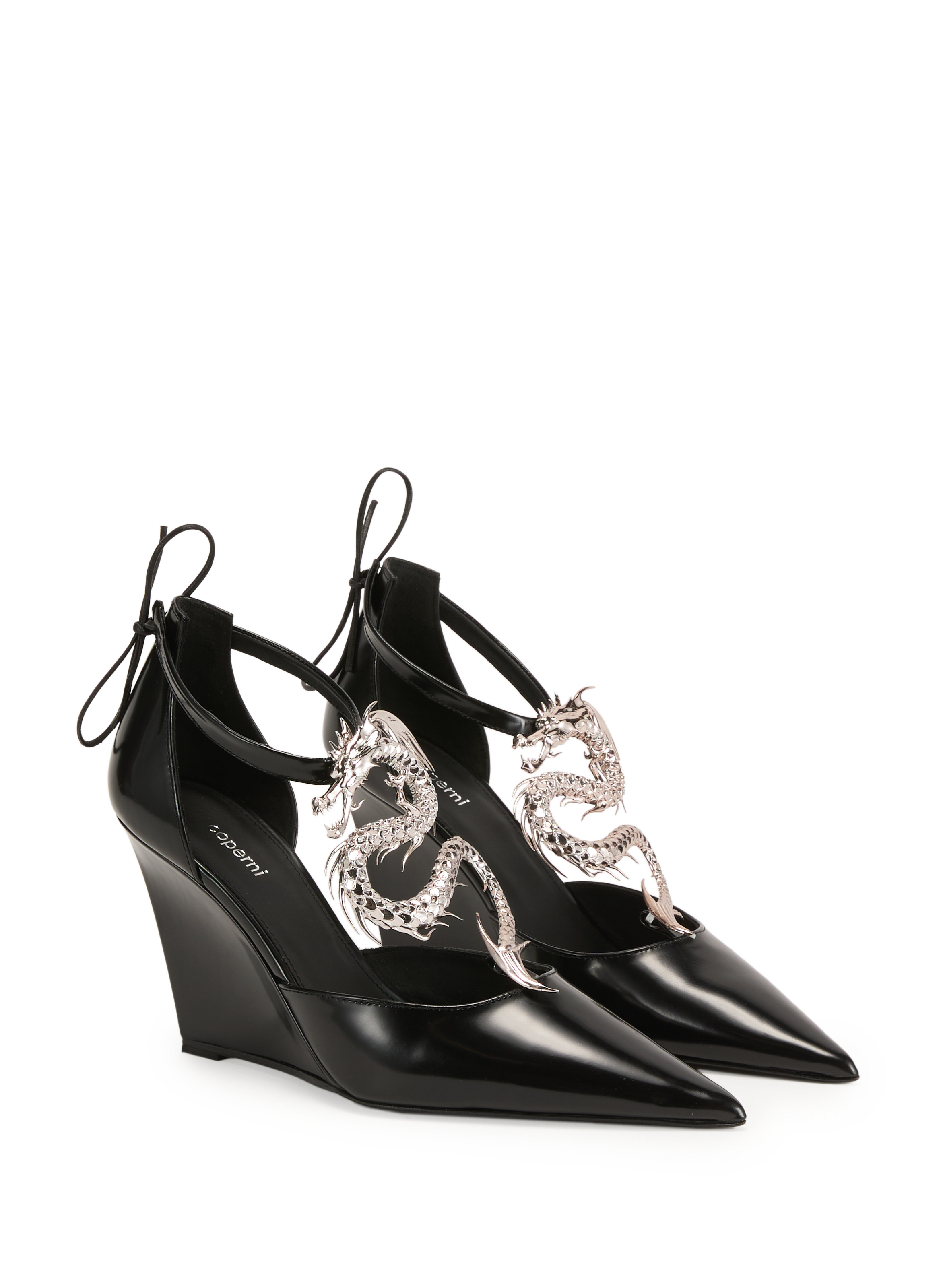 Dragon leather pumps COPERNI Black