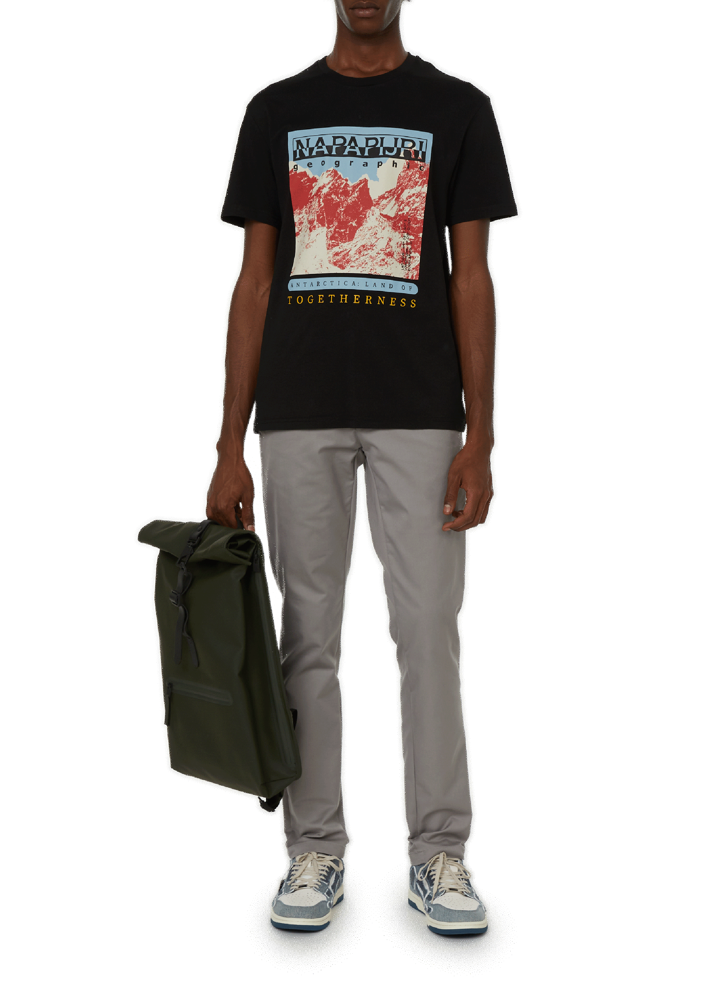 Sac à dos Rolltop RAINS Kaki