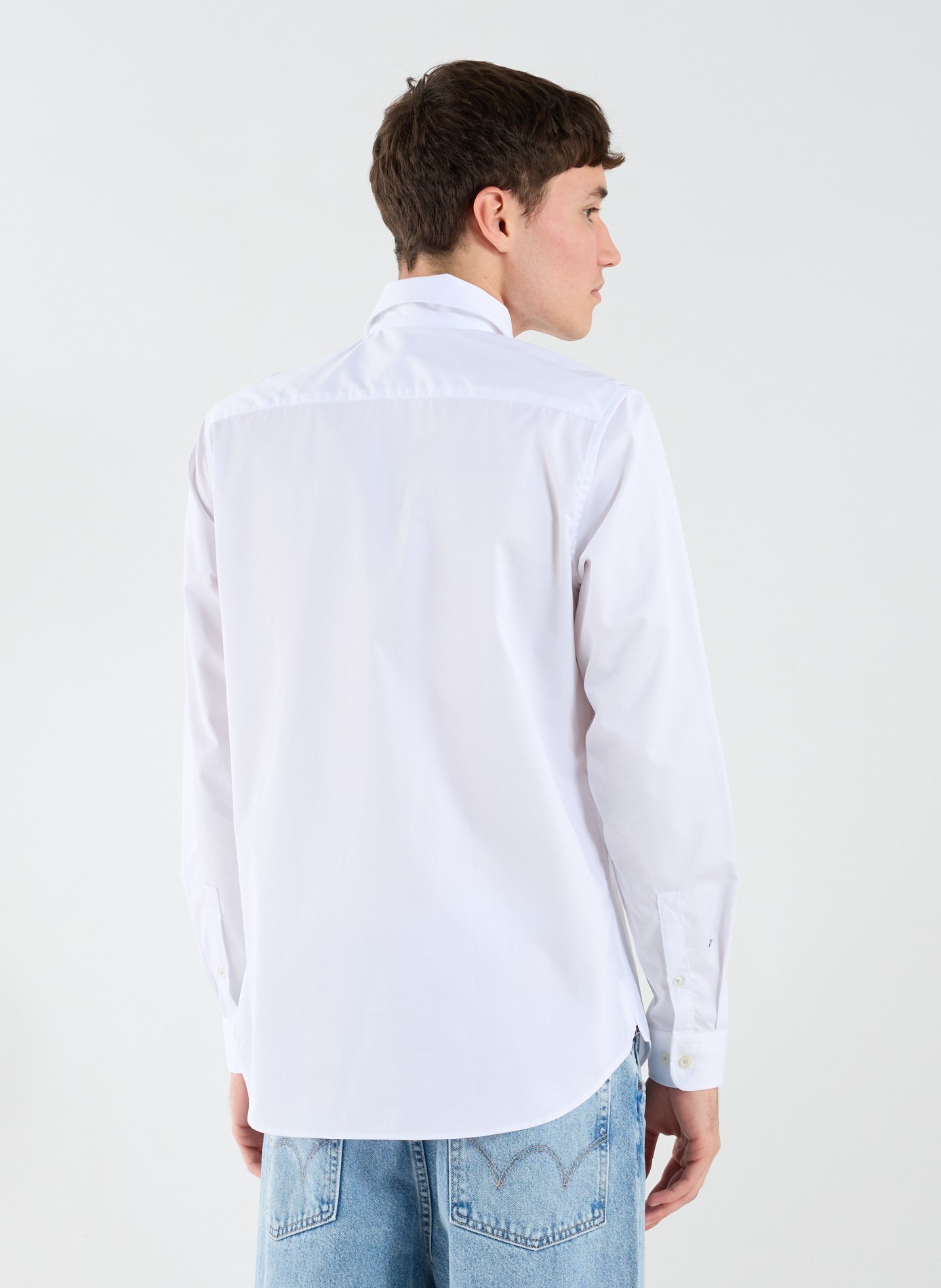 Cotton poplin shirt AU PRINTEMPS PARIS White