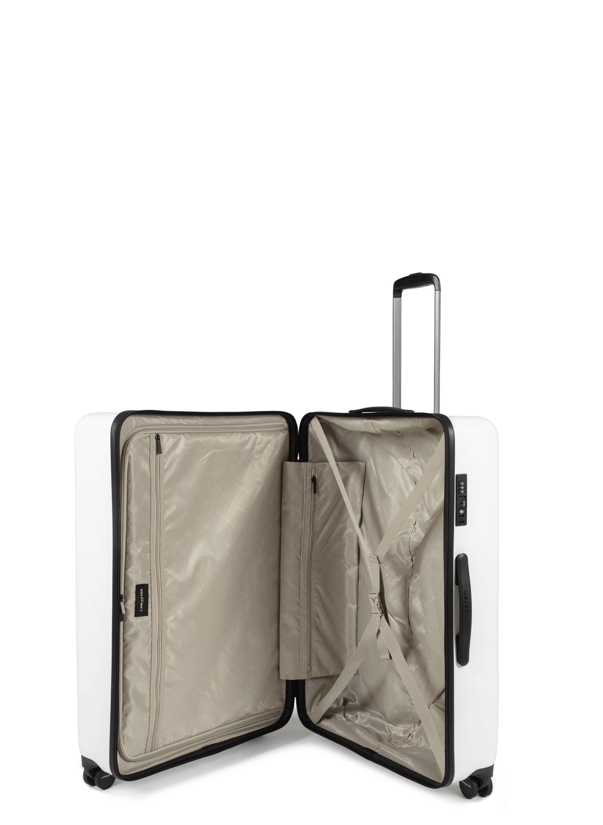 Valise cdg soute l - bagages LANCASTER Blanc