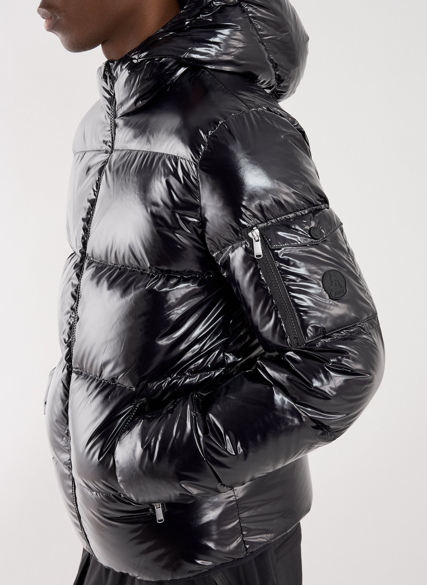 Doudoune matelassée à capuche JOTT Noir