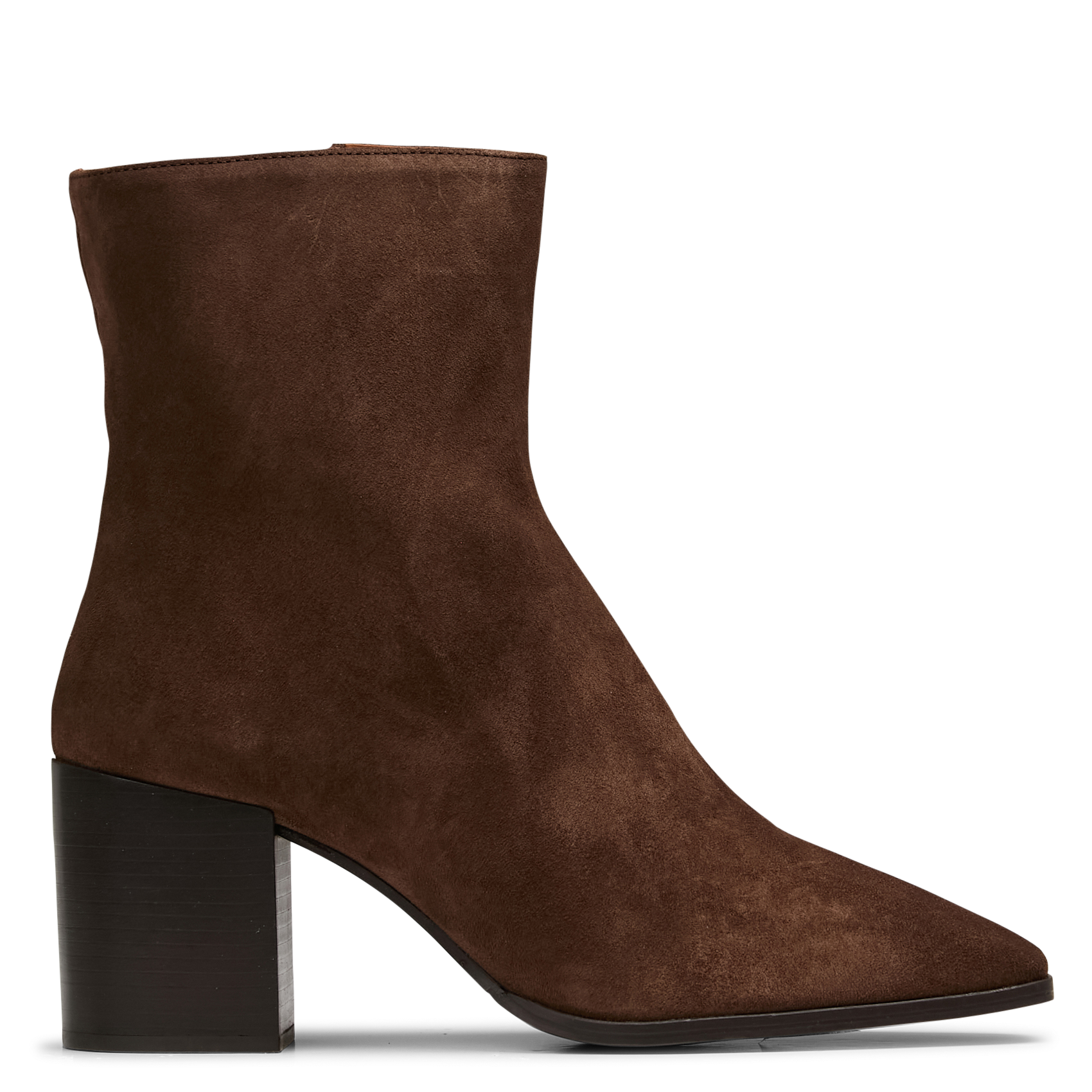 Bottines à talons en cuir n°670 RIVECOUR Noir