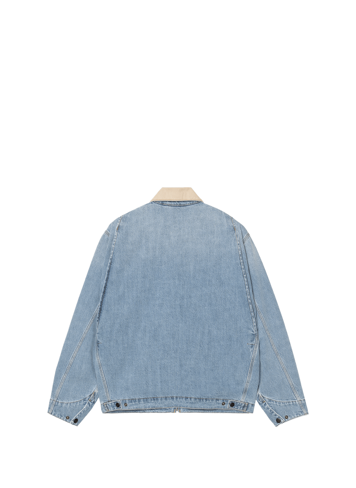 Veste denim zippée à poche poitrine en coton CARHARTT WIP Bleu