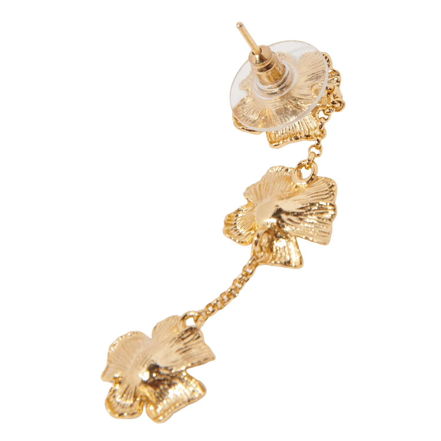 Boucles d'oreilles fleurs MAJE Doré