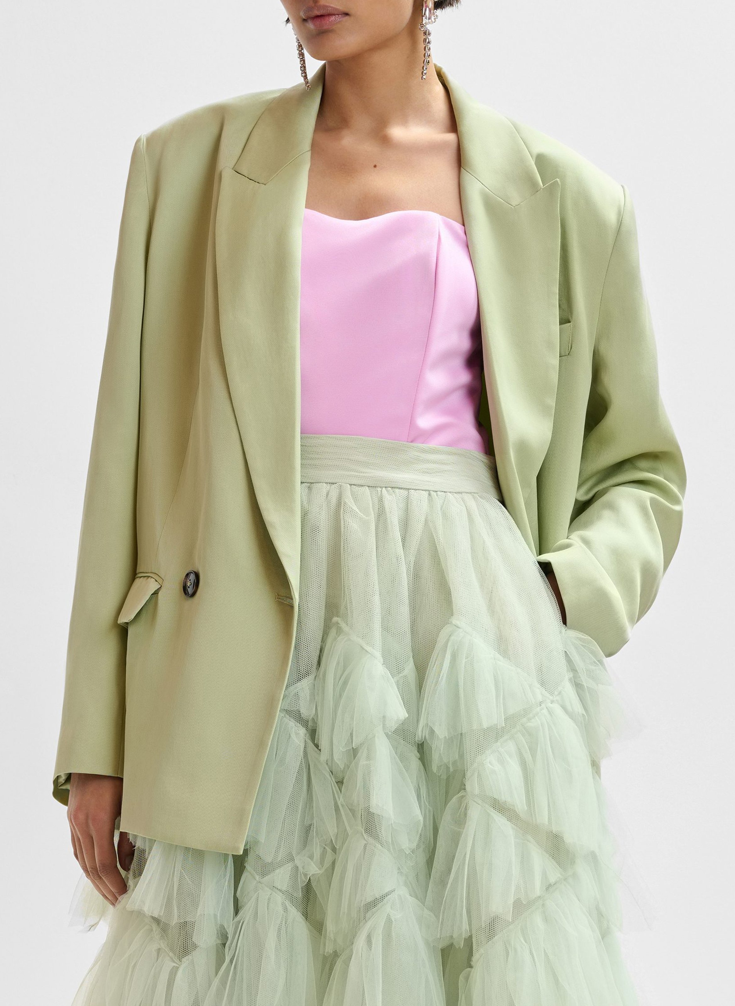 Veste tailleur oversize Jasione ESSENTIEL ANTWERP Vert