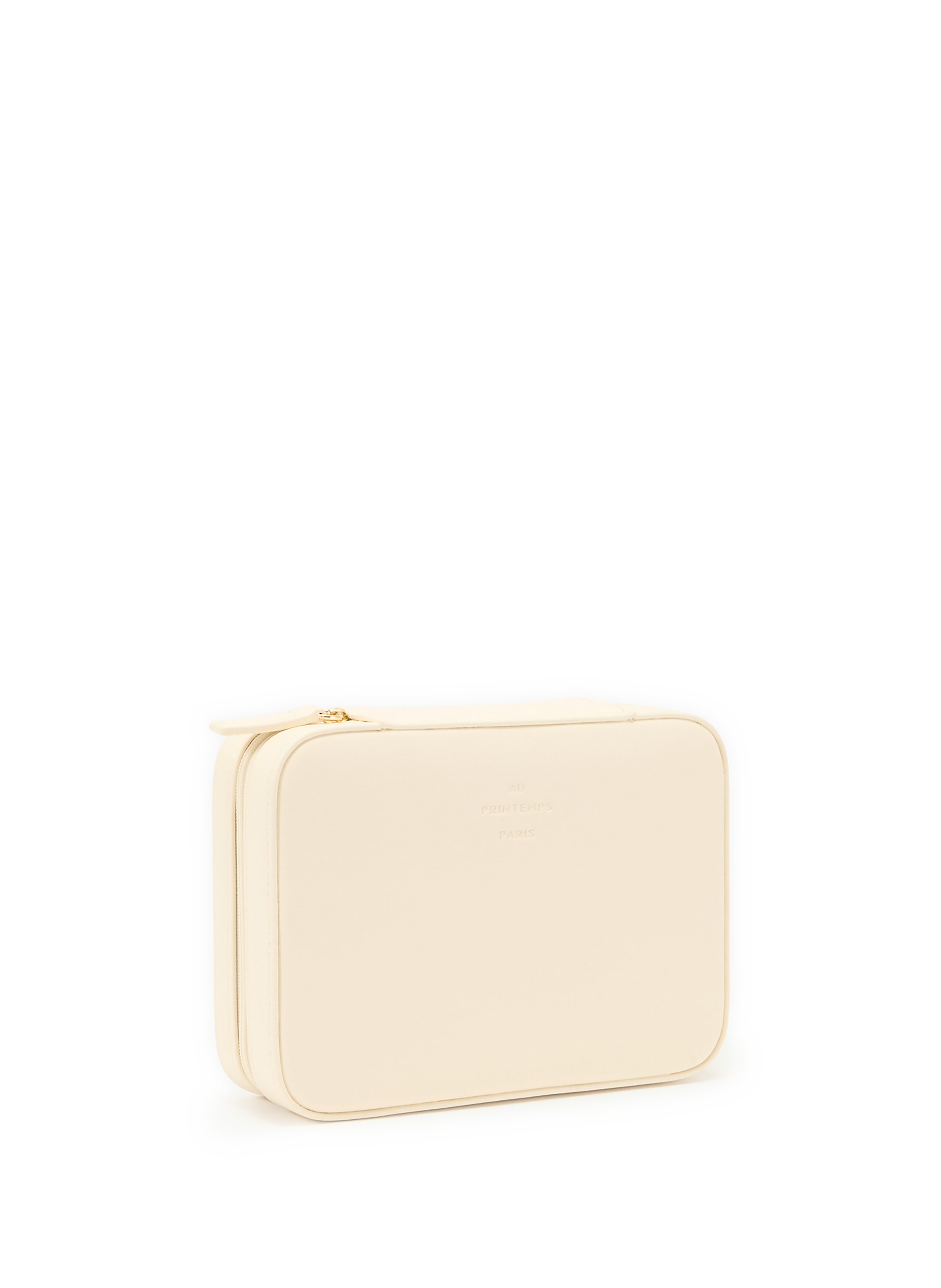 Boite à bijoux carrée AU PRINTEMPS PARIS Beige