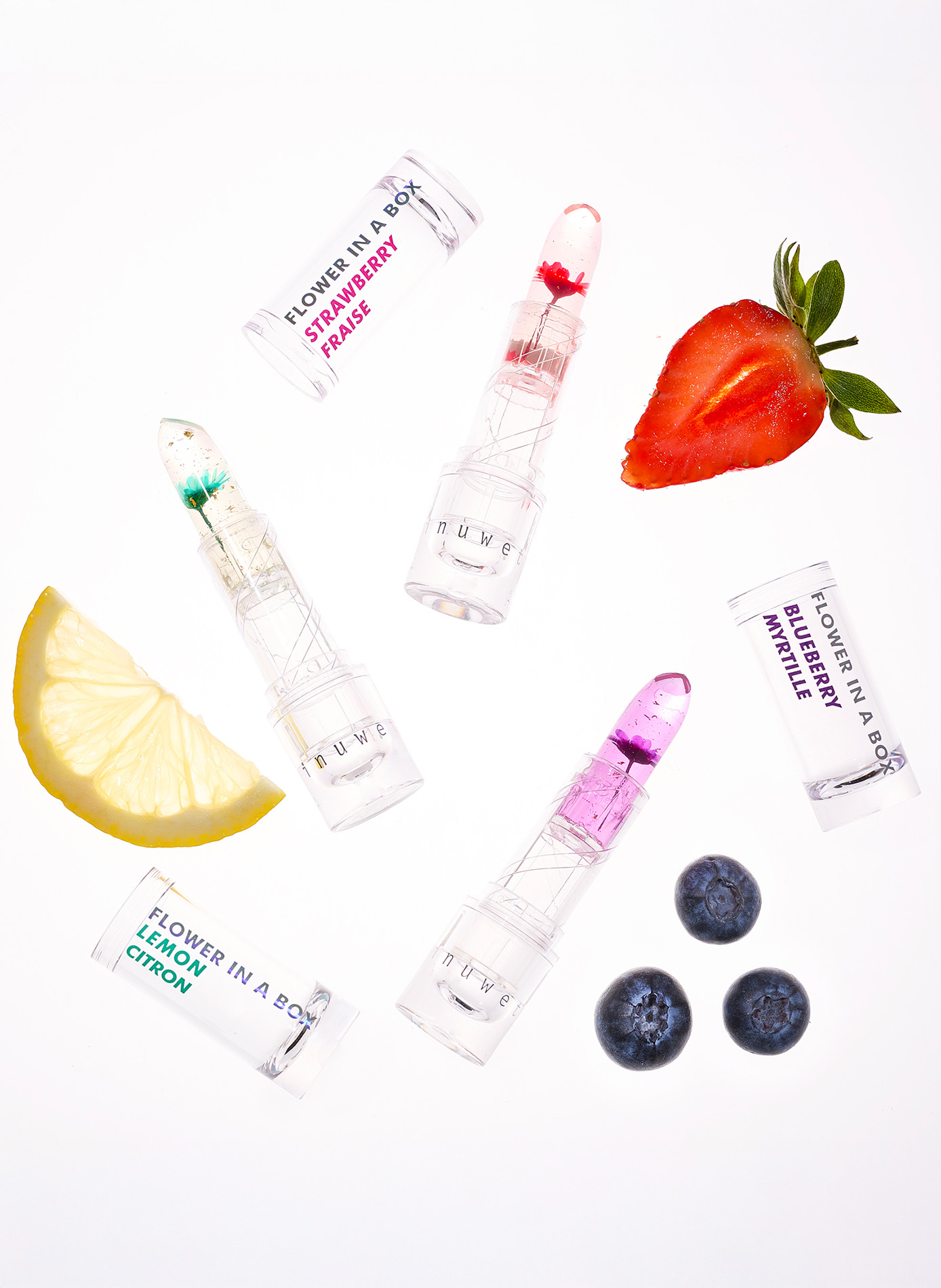 Flower in a box - Rouge à lèvres magique - Myrtille INUWET Myrtille