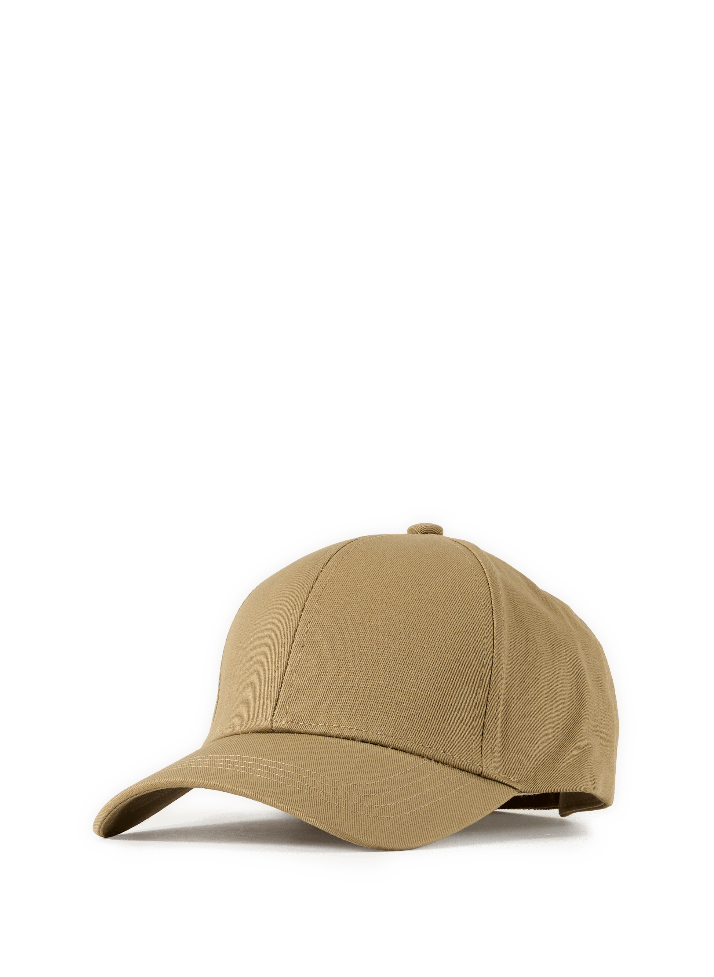 Cotton logo baseball cap SAISON 1865 Brown