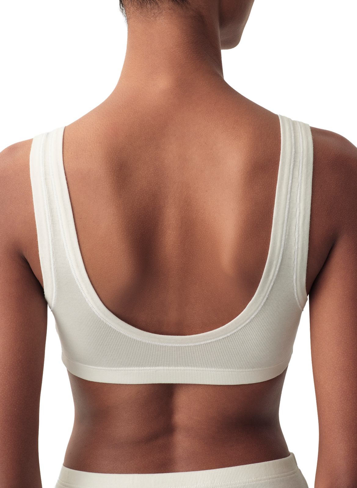 Agnes blended cotton bralette CALVIN KLEIN COLLECTION White