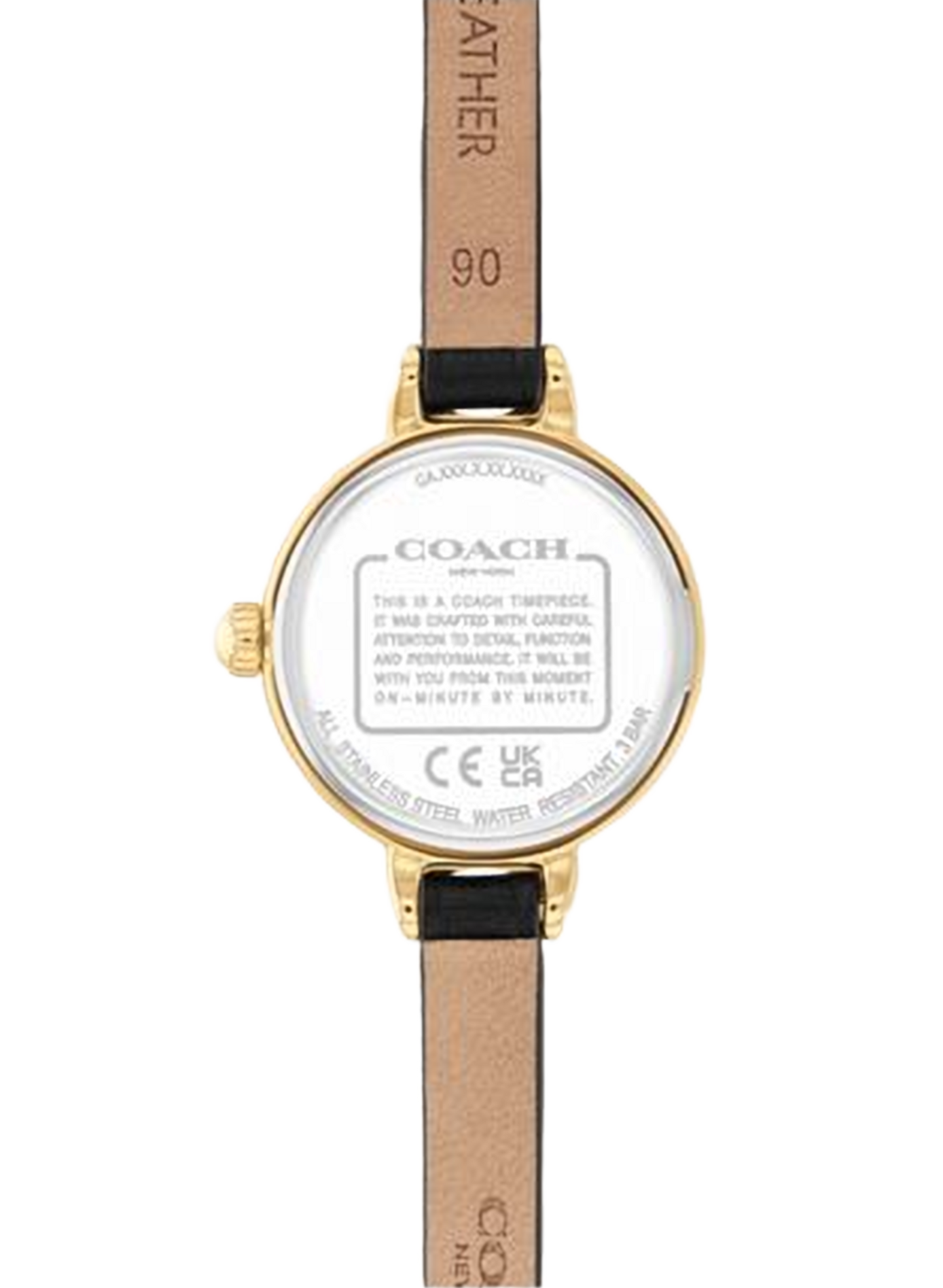 Montre quartz Iris en cuir COACH MONTRES Noir