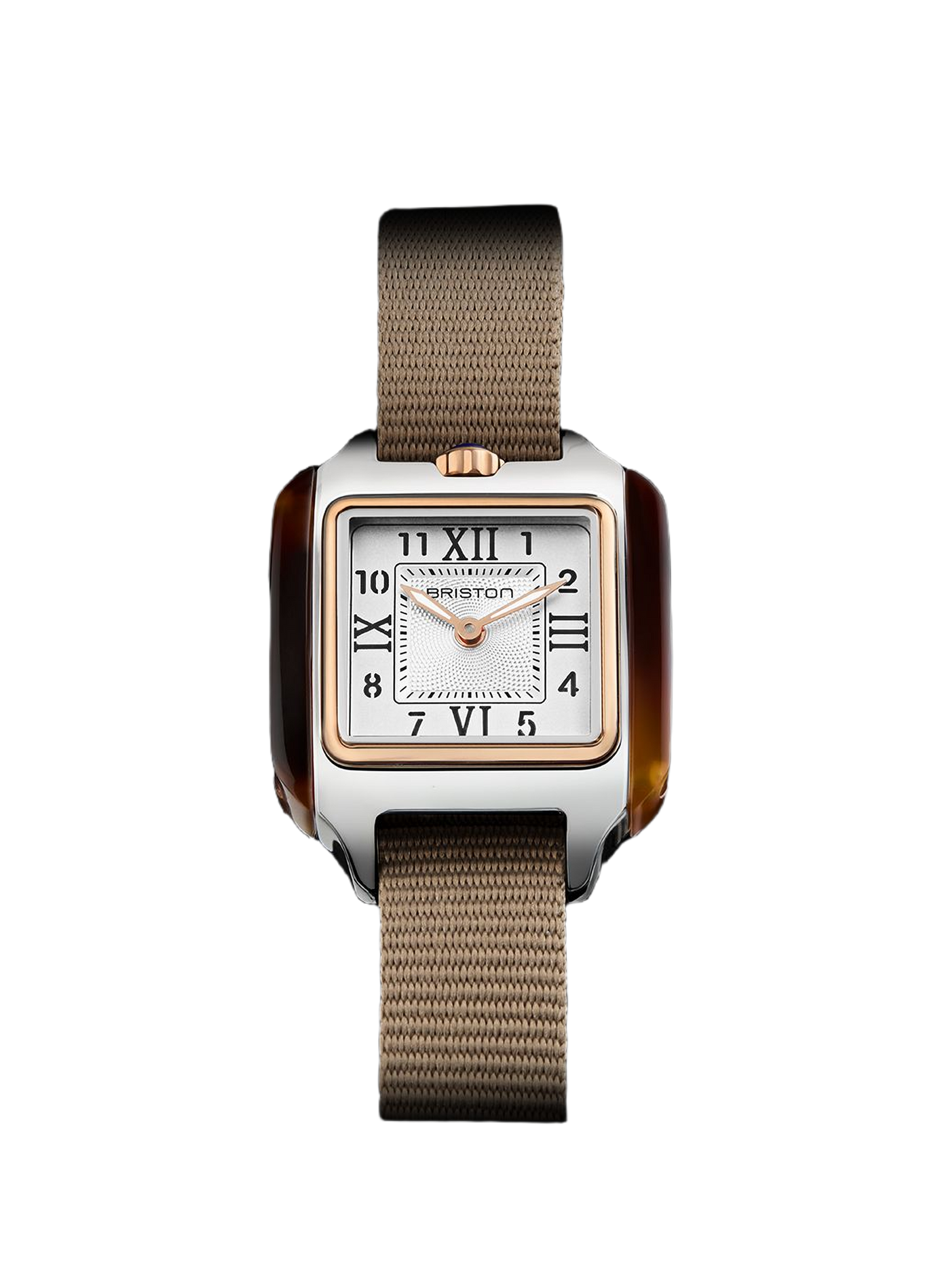 Montre Streamliner Kennedy en nylon BRISTON Blanc