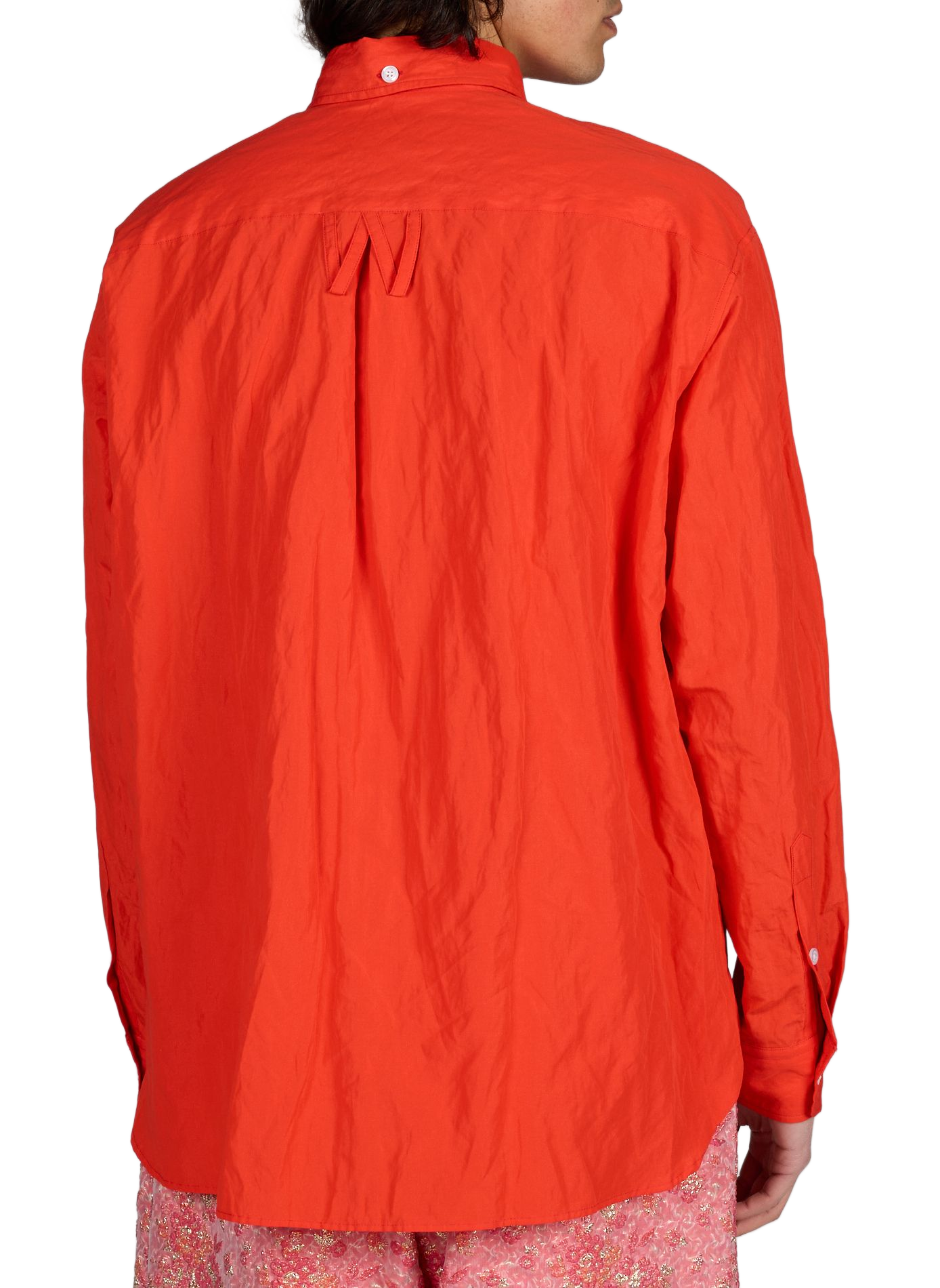 Chemise droite Veterano en coton mélangé WILLY CHAVARRIA Rouge