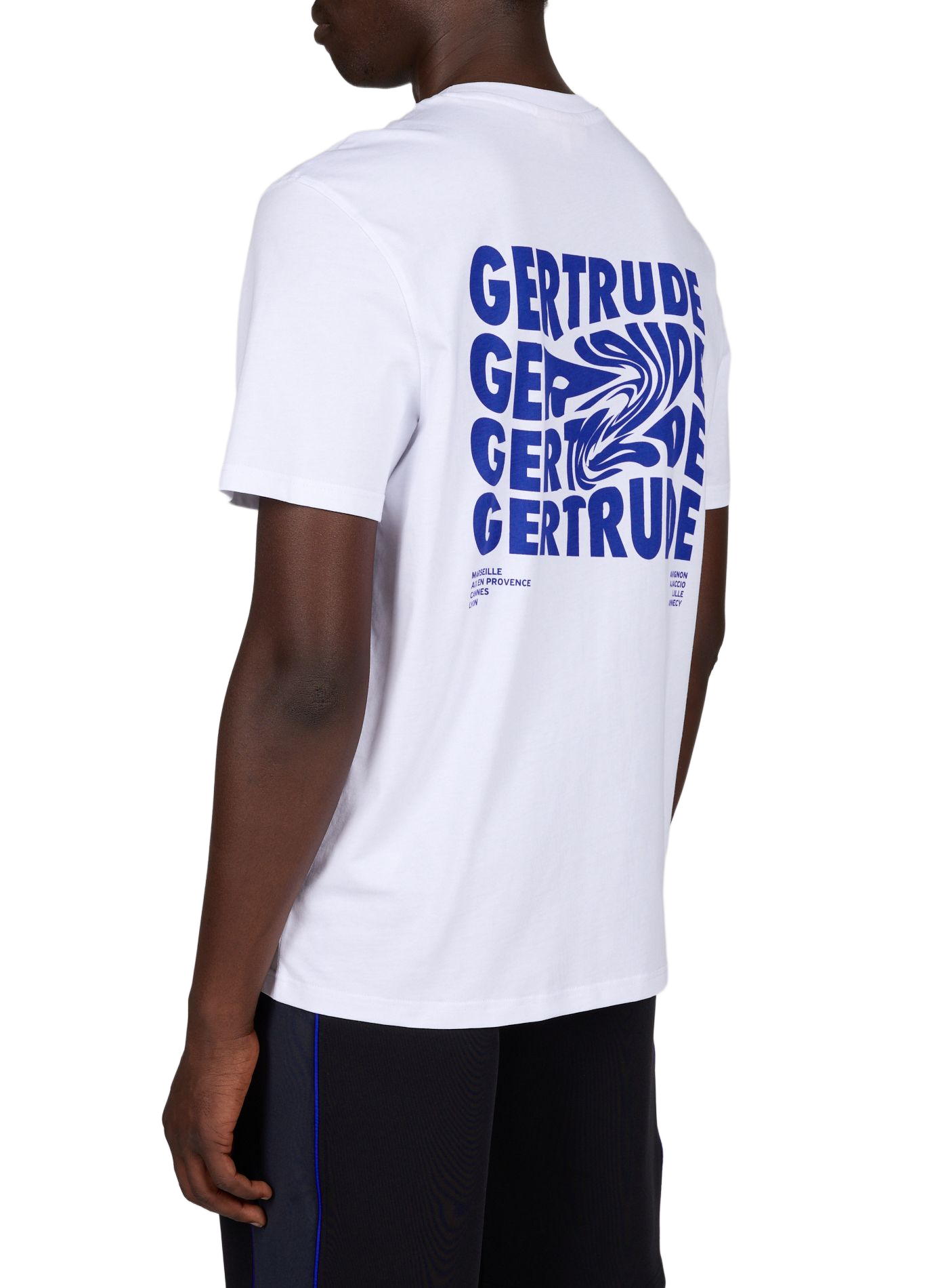 T-shirt imprimé en coton GERTRUDE ET GASTON Blanc