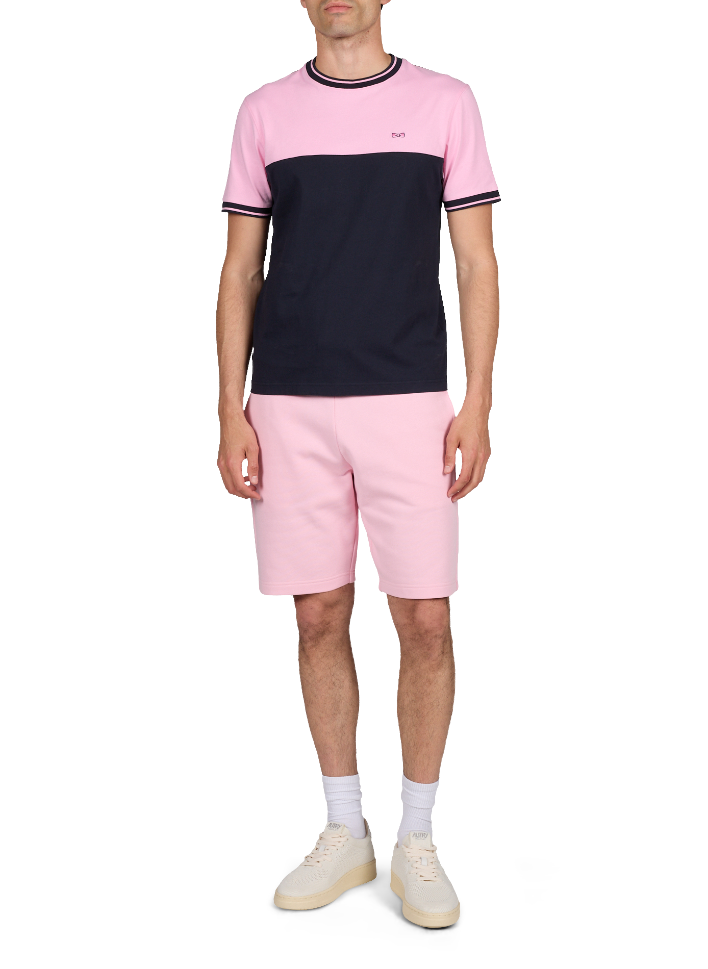 T-shirt à manches courtes en coton EDEN PARK Rose