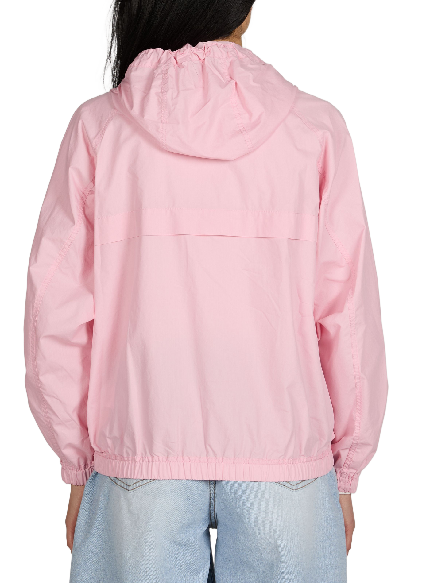 Veste coupe-vent à capuche en coton mélangé DUNST Rose