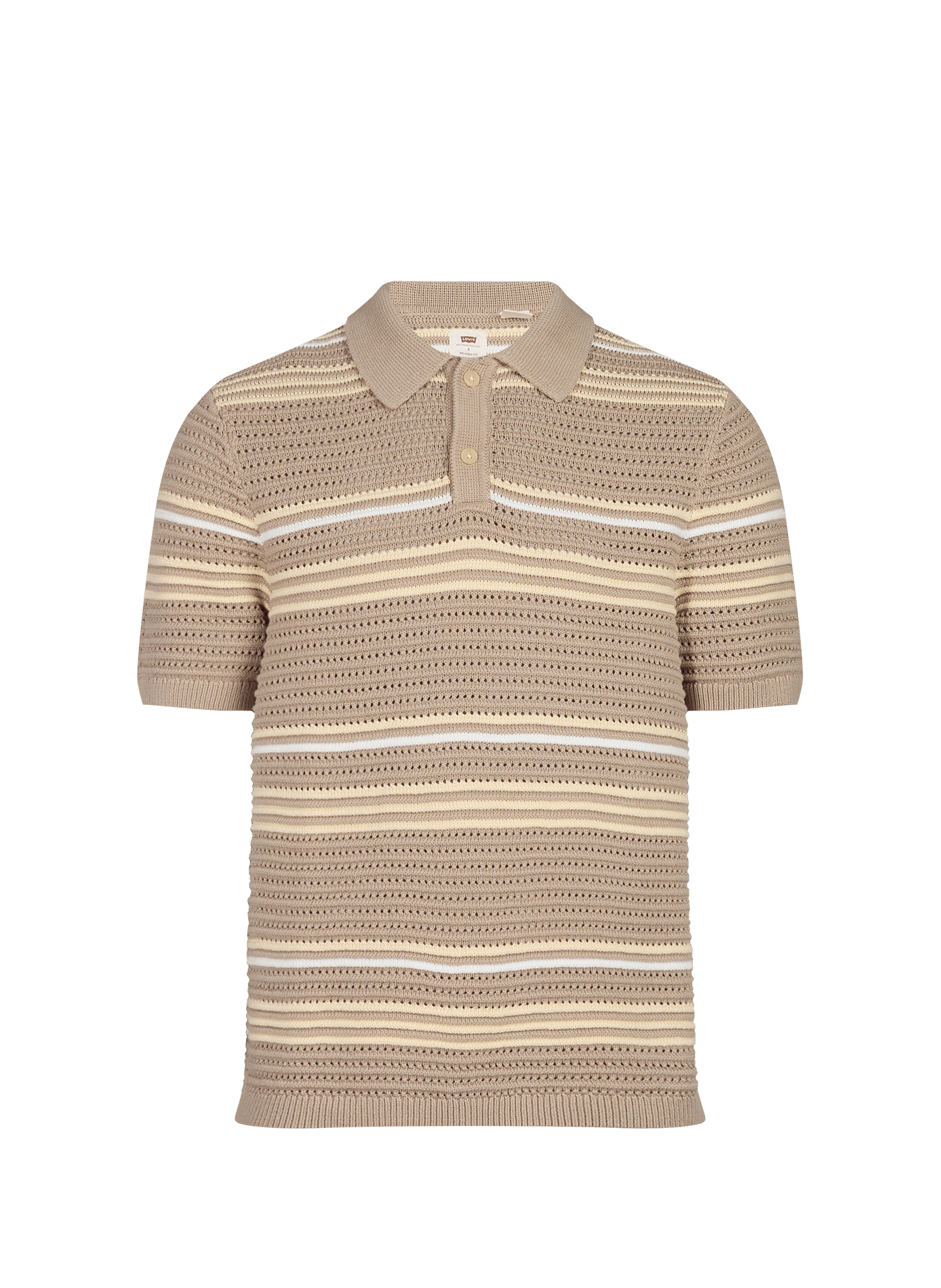 Gestreiftes Poloshirt LEVI'S Braun