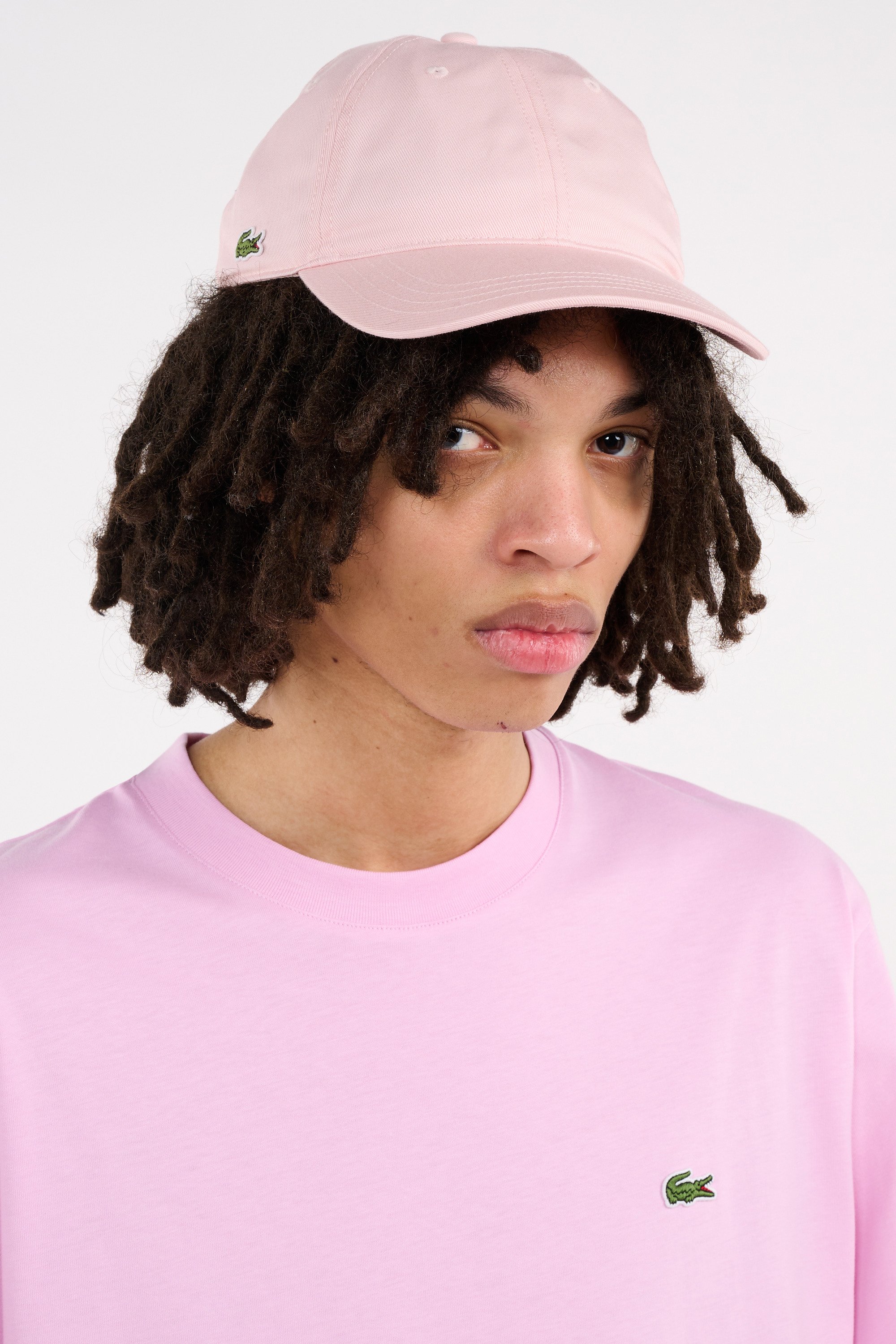 Casquette casq rk0440-00 core cap 001 white LACOSTE Rose