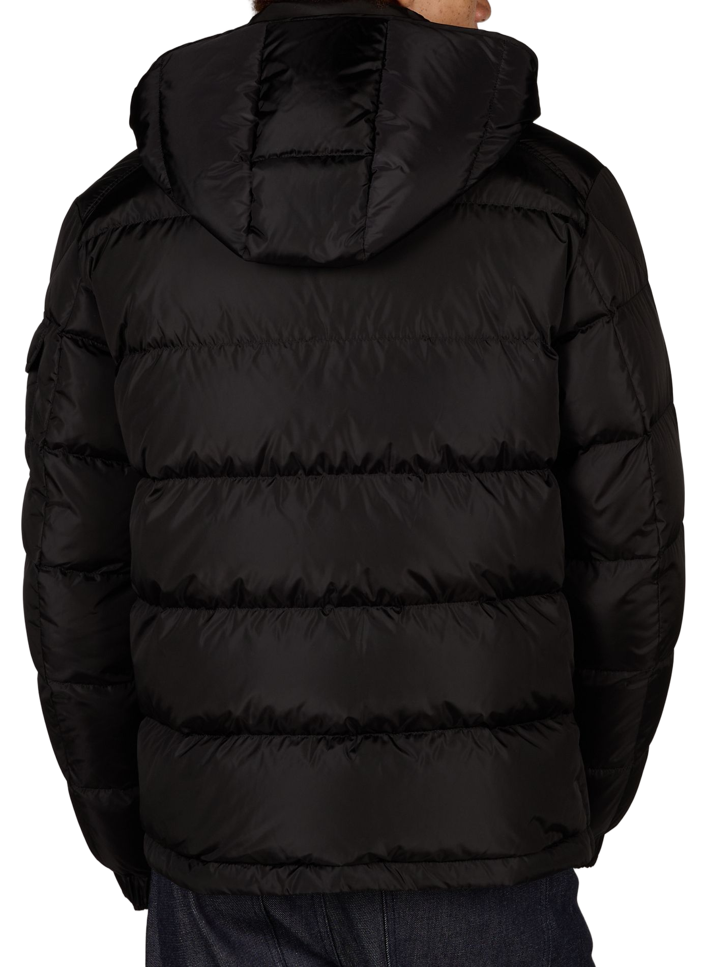 Tibb straight hooded puffer coat MONCLER Black