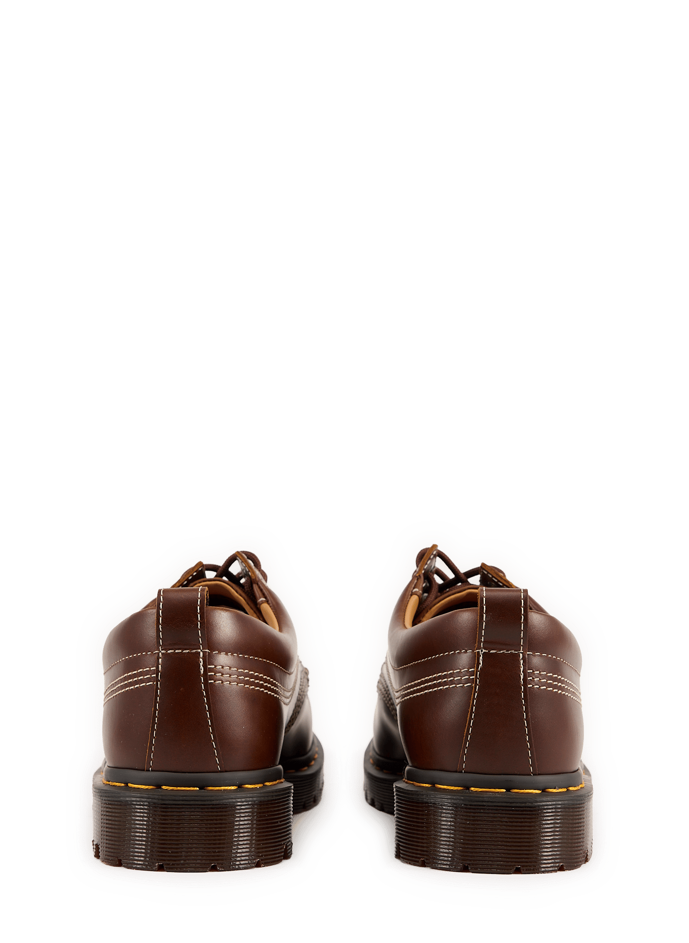 Leather ridged derbies | Brown DR. MARTENS Men