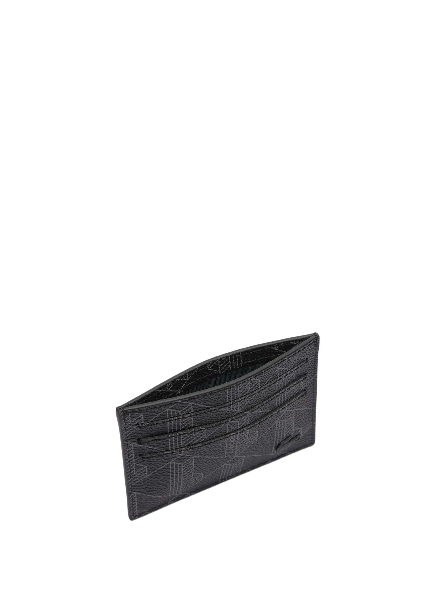 Logo embossed cardholder LACOSTE Grey
