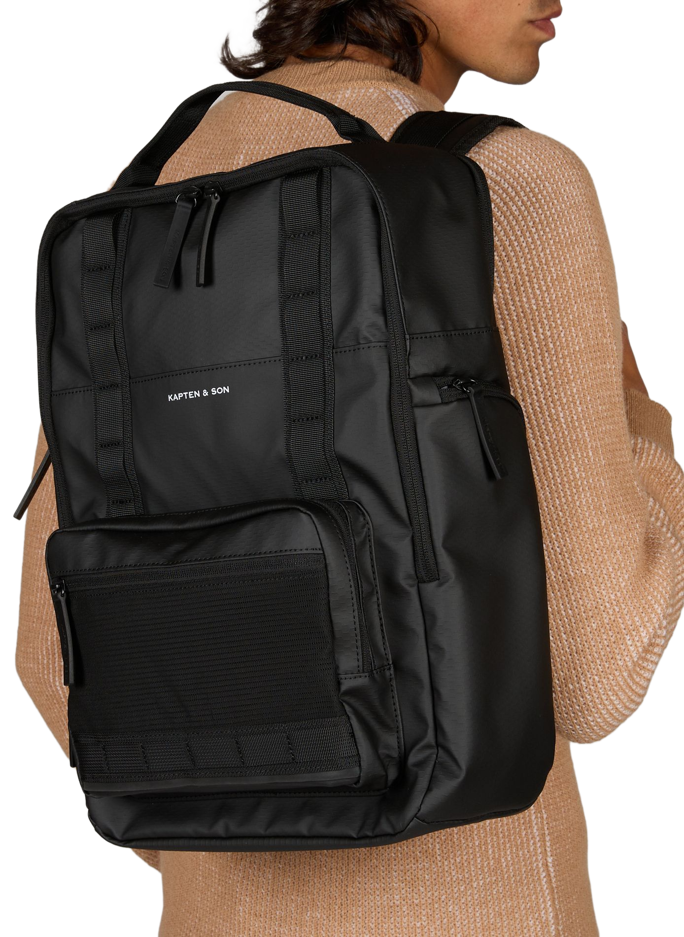 Rucksack Bergen KAPTEN & SON Schwarz