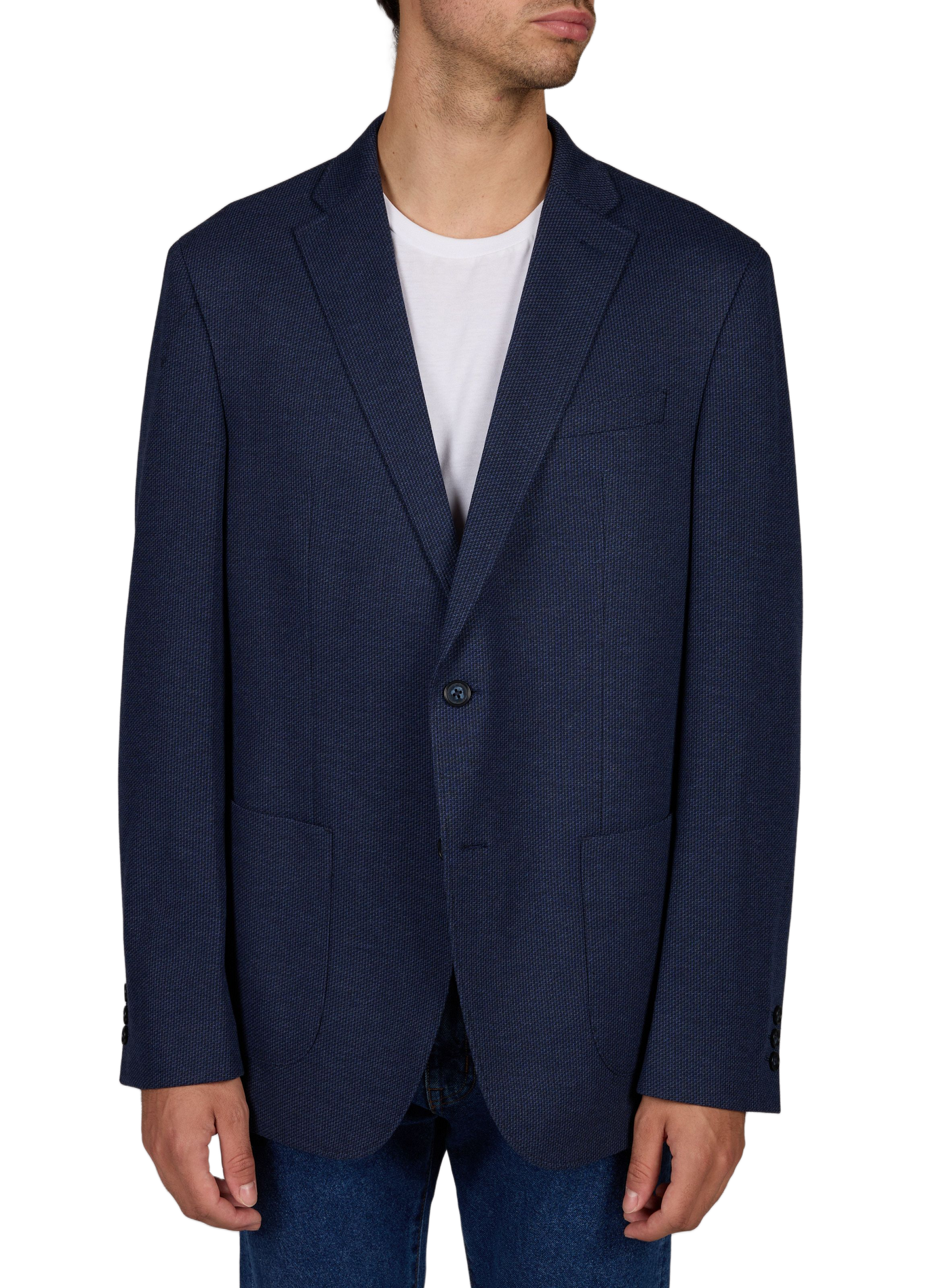 Veste de tailleur droite imprimée PIERRE CARDIN Noir