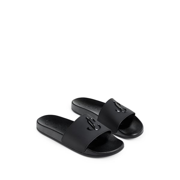 Claquettes à logo en caoutchouc