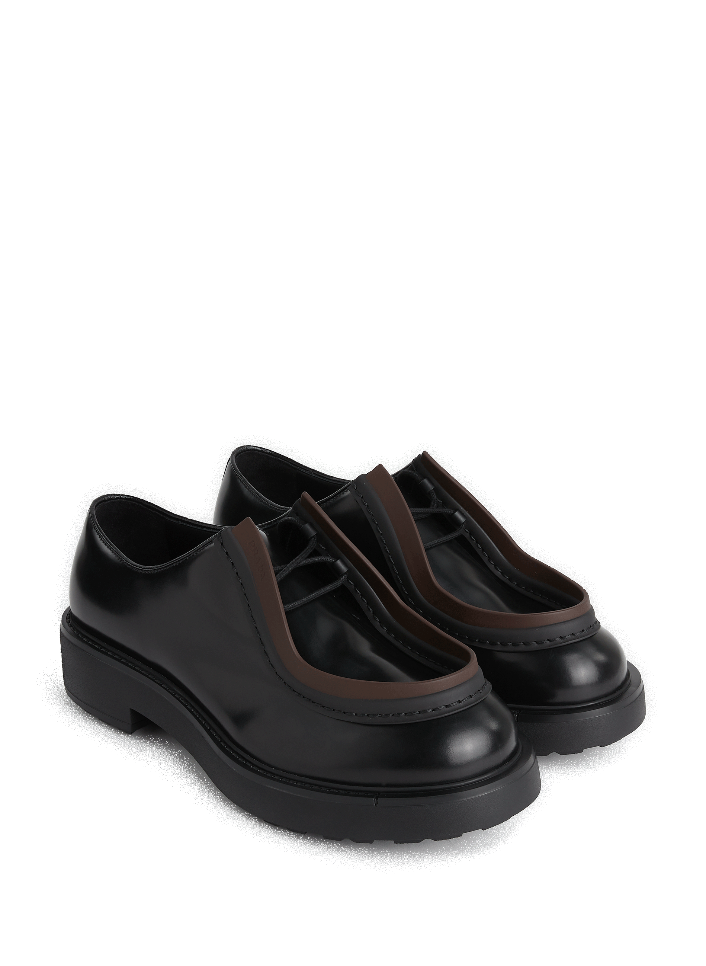 Mocassins à plateforme en cuir